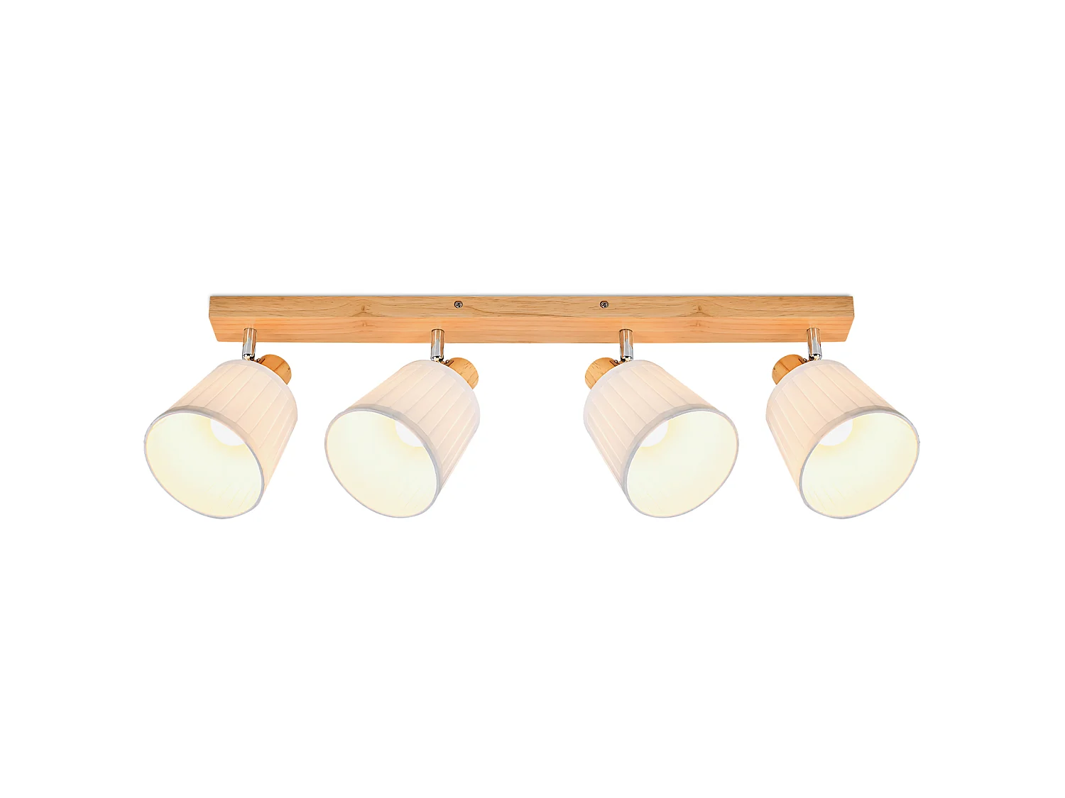 ZMH Spot de plafond 4 lumières E14 vintage bohème et rétro orientables 350° pour couloir cuisine salon ou chambre