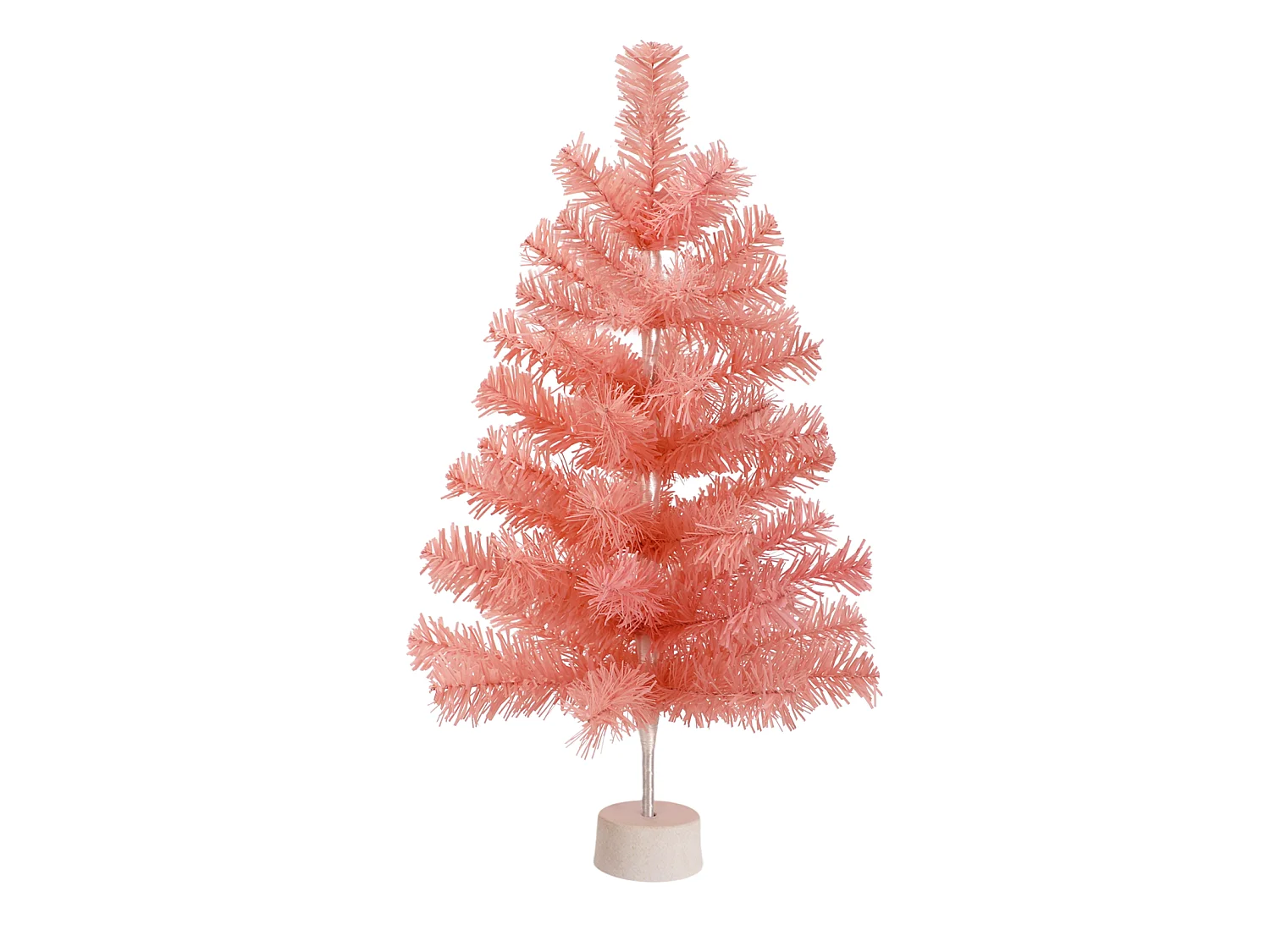 ZMH Mini Sapin de Noël 60cm Rose - Arbre Artificiel PVC pour Décorations de Noël