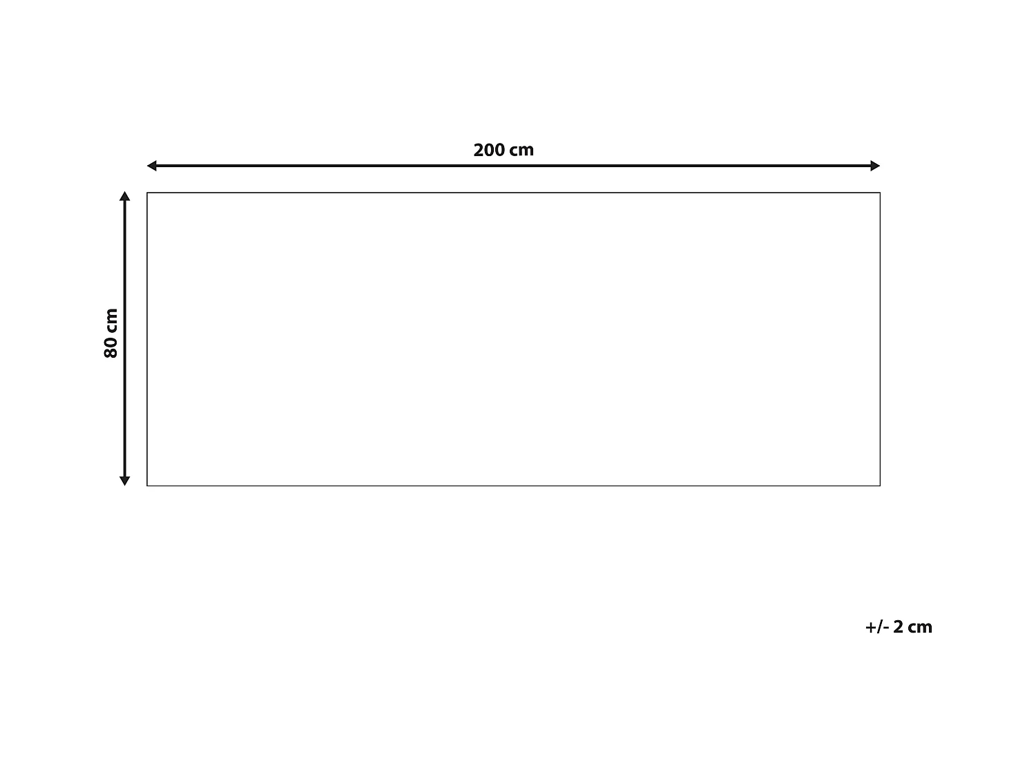 Tappeto blu e bianco 80 x 200 cm CHARVAD