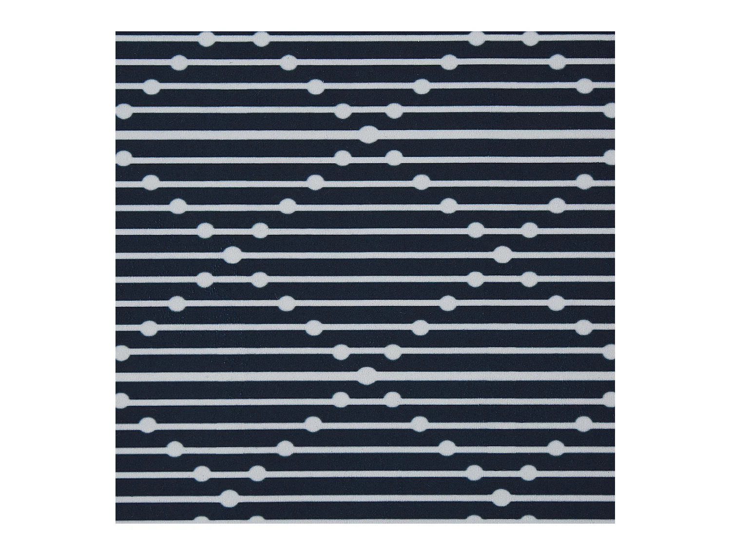 Tappeto blu e bianco 80 x 200 cm CHARVAD