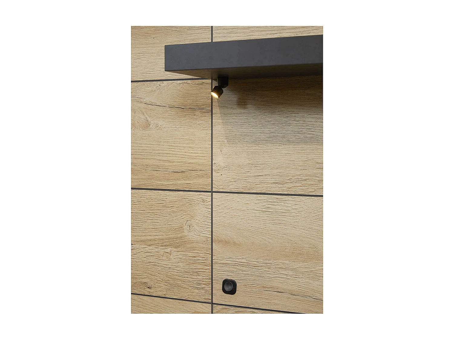 SIWA - Chambre 140x190cm + Tête de Lit avec Leds + Chevets