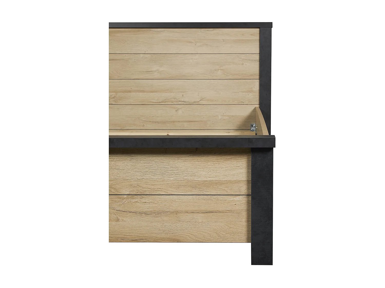 SIWA - Chambre 140x190cm + Tête de Lit avec Leds + Chevets