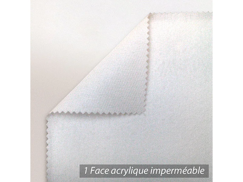 Protège matelas imperméable ANTONY 90x190 cm bonnet 23 cm coton enduction acrylique