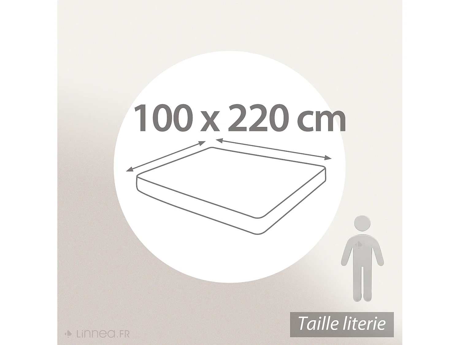 Protège matelas imperméable ANTONY 100x220 cm bonnet 30 cm coton enduction acrylique