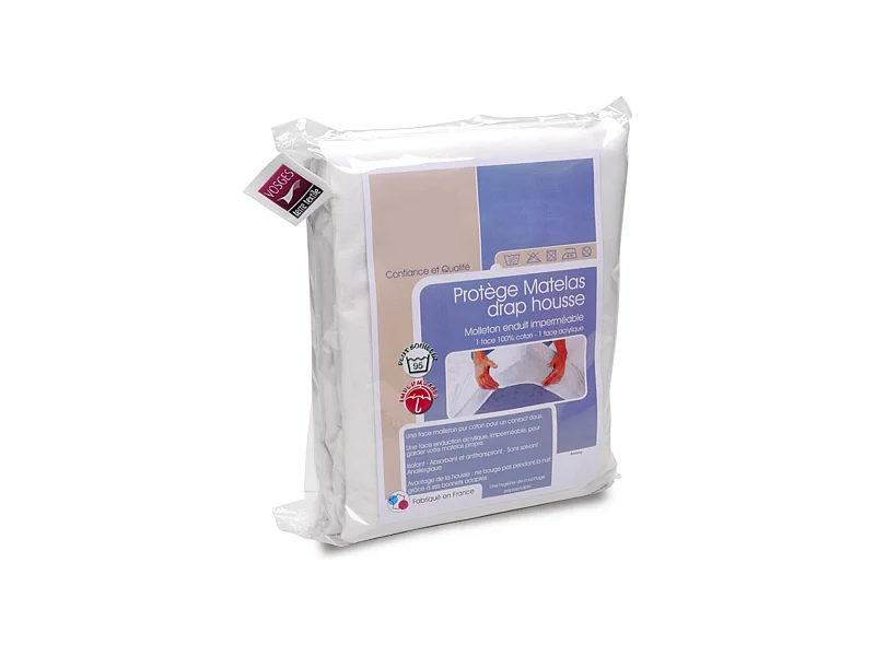 Protège matelas imperméable Antony 180x200 grand Bonnet 40cm