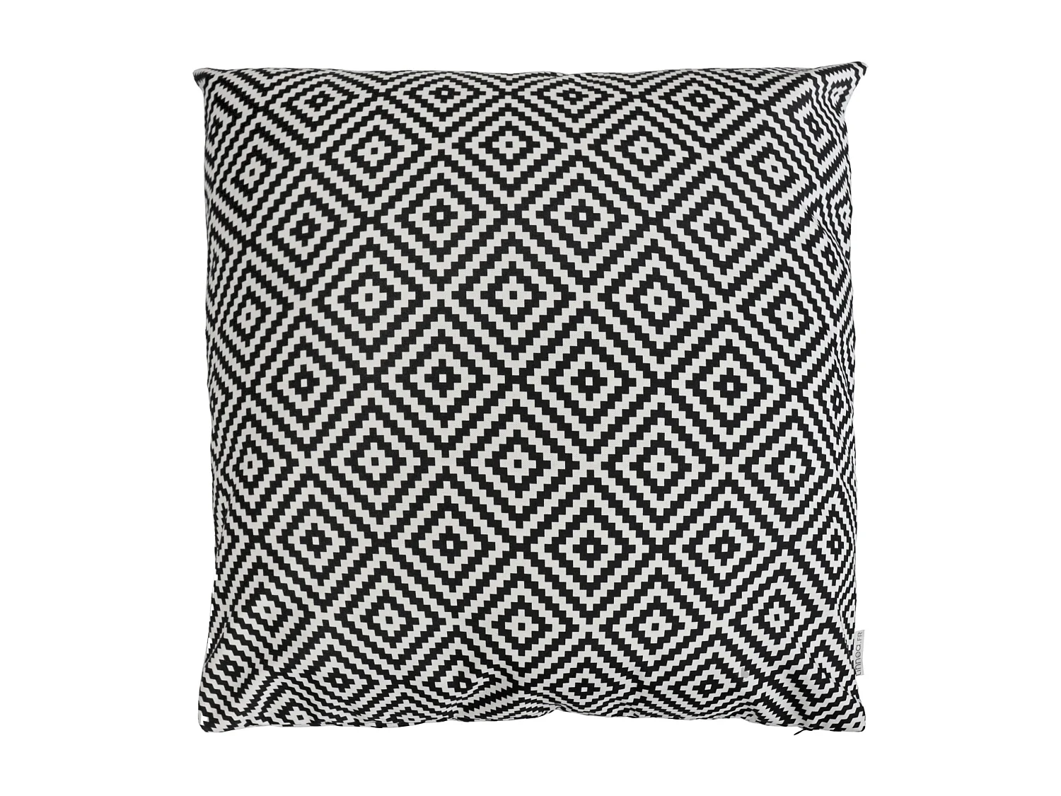 Housse de coussin 60x60 cm PANAMA Noir