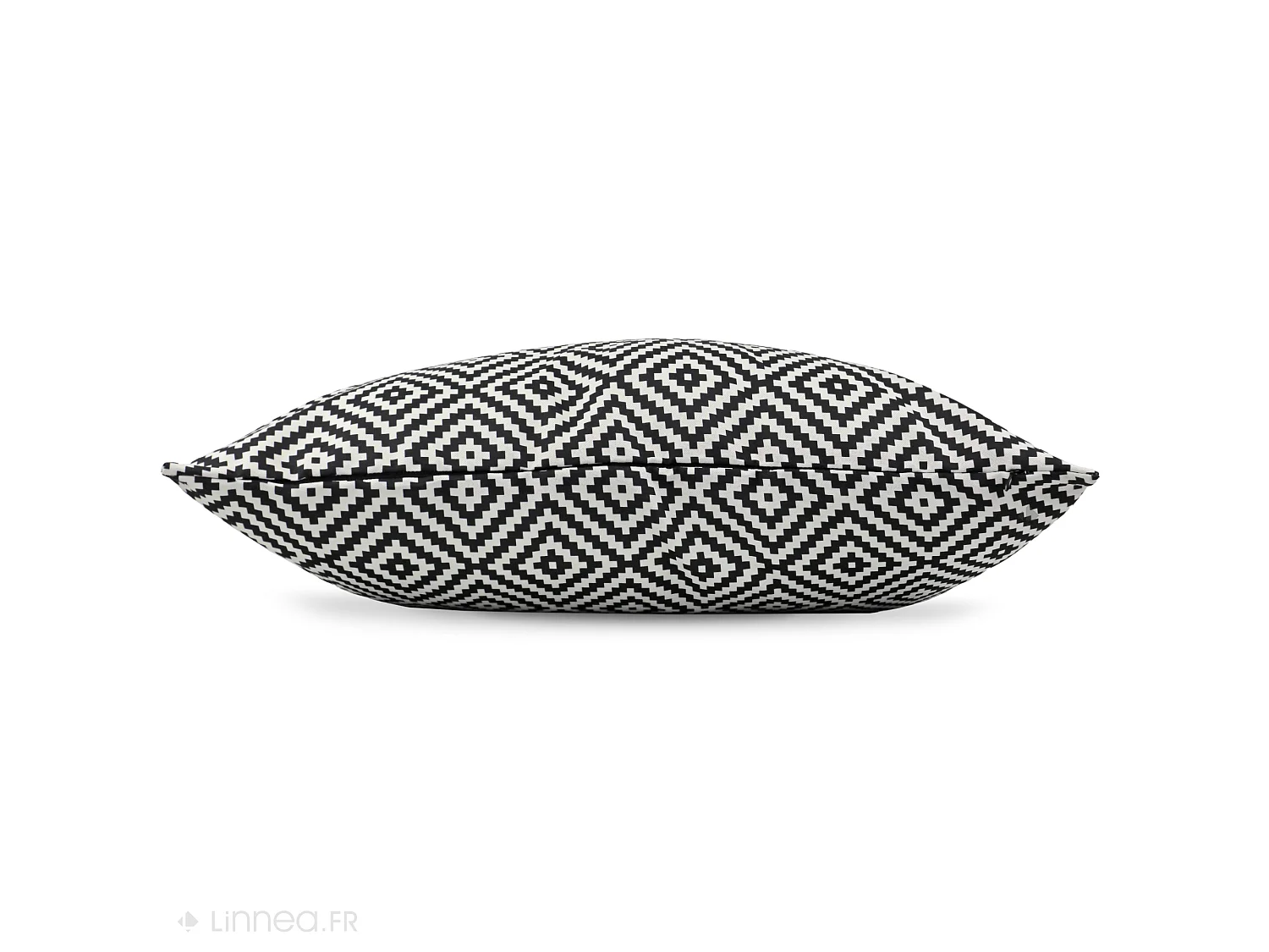 Housse de coussin 60x60 cm PANAMA Noir