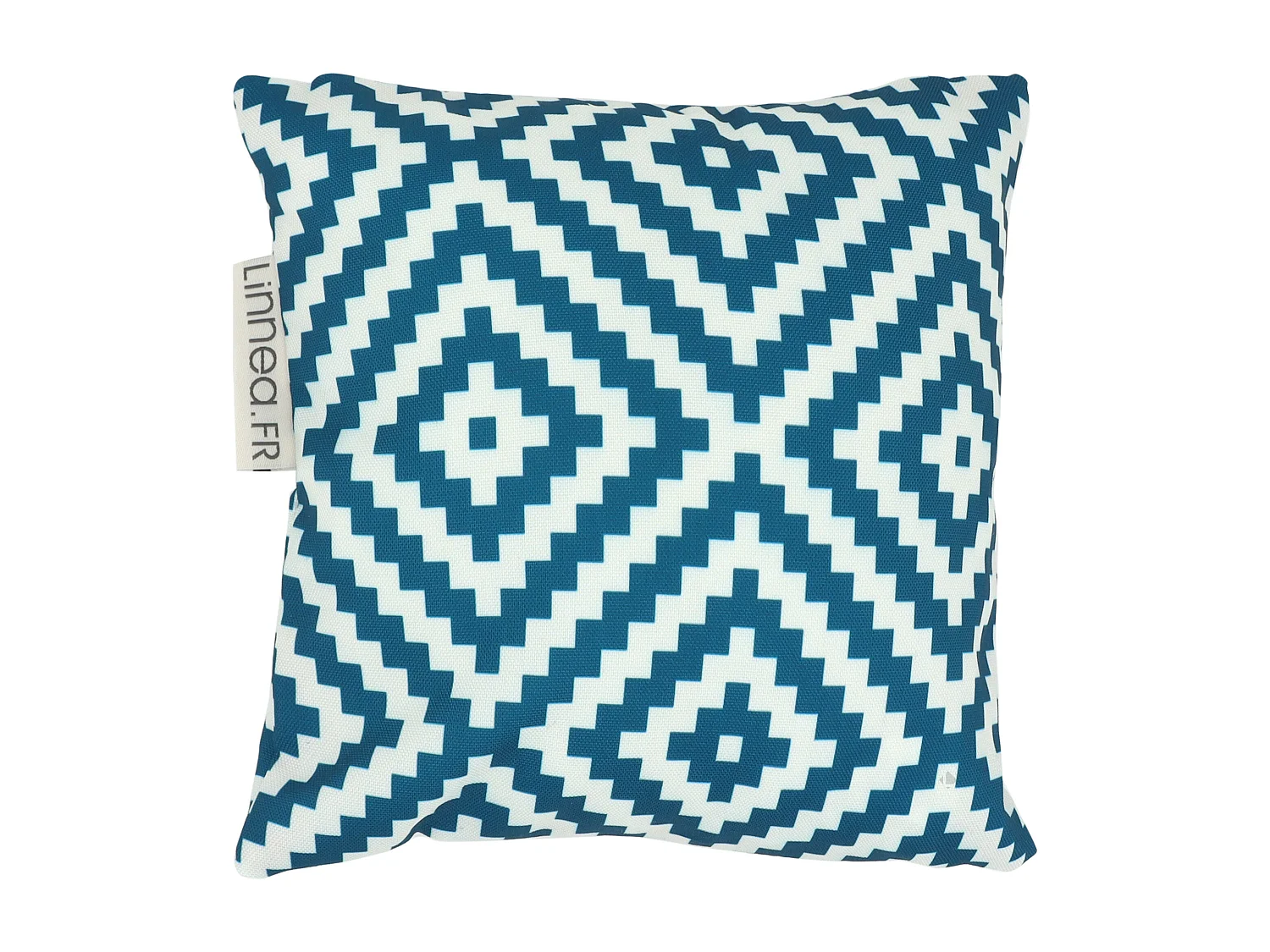 Housse de coussin 20x20 cm PANAMA Bleu Canard