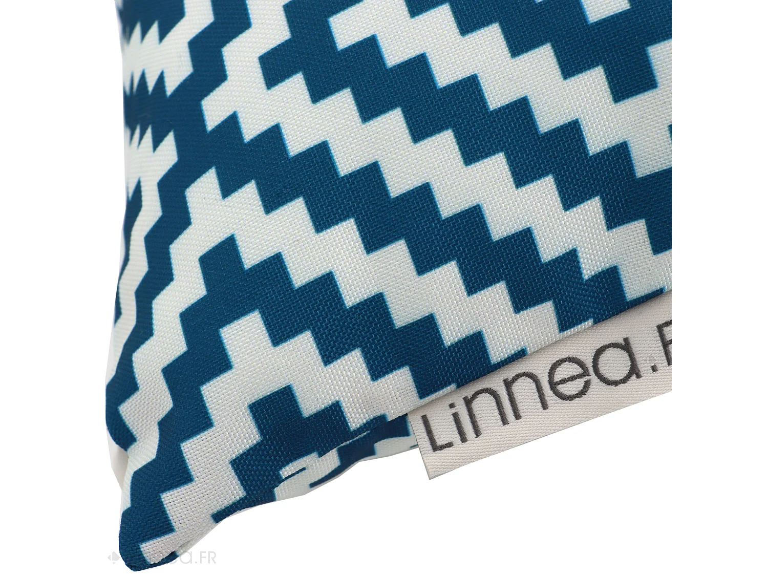 Housse de coussin 20x20 cm PANAMA Bleu Canard