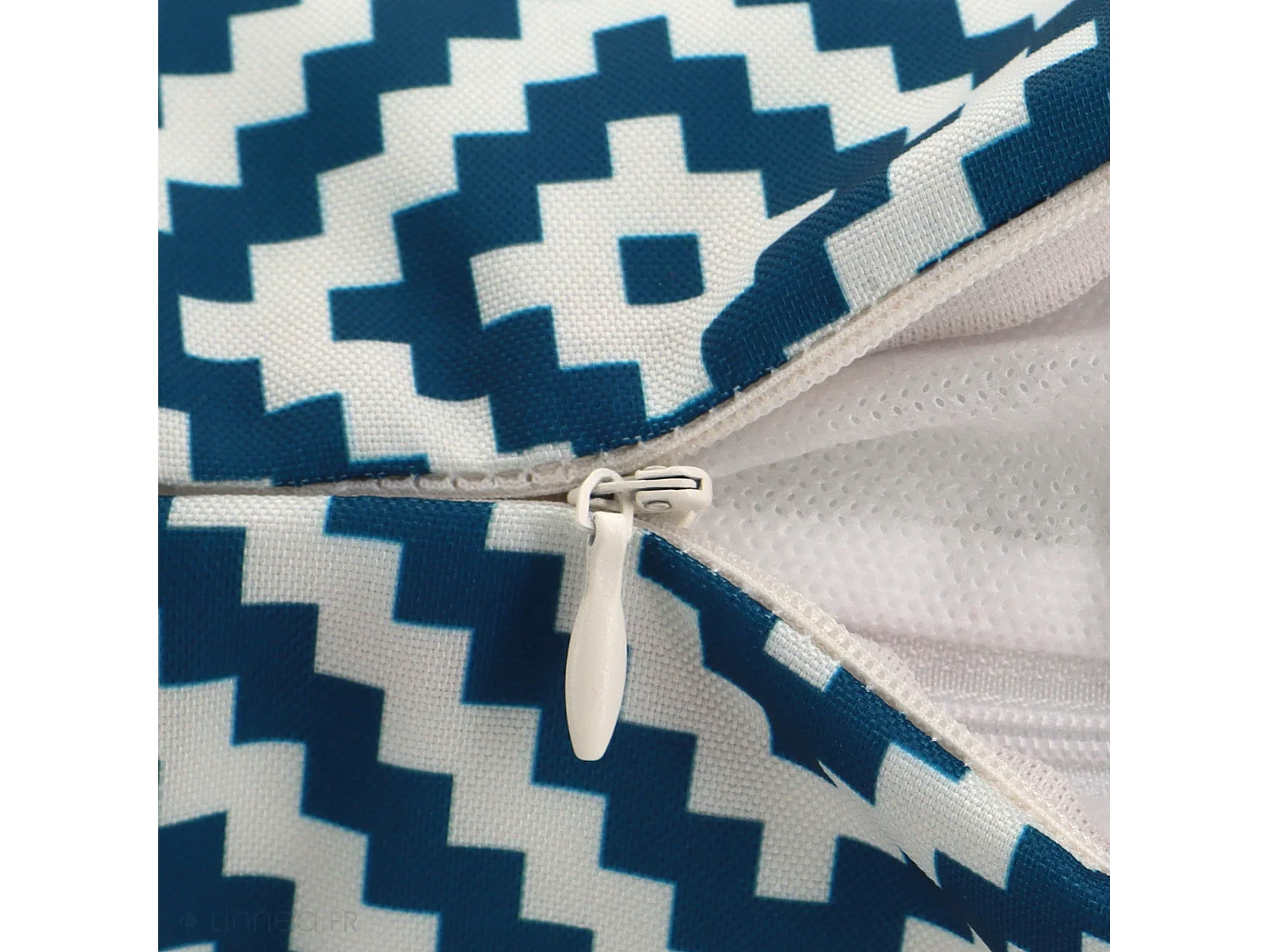 Housse de coussin 20x20 cm PANAMA Bleu Canard