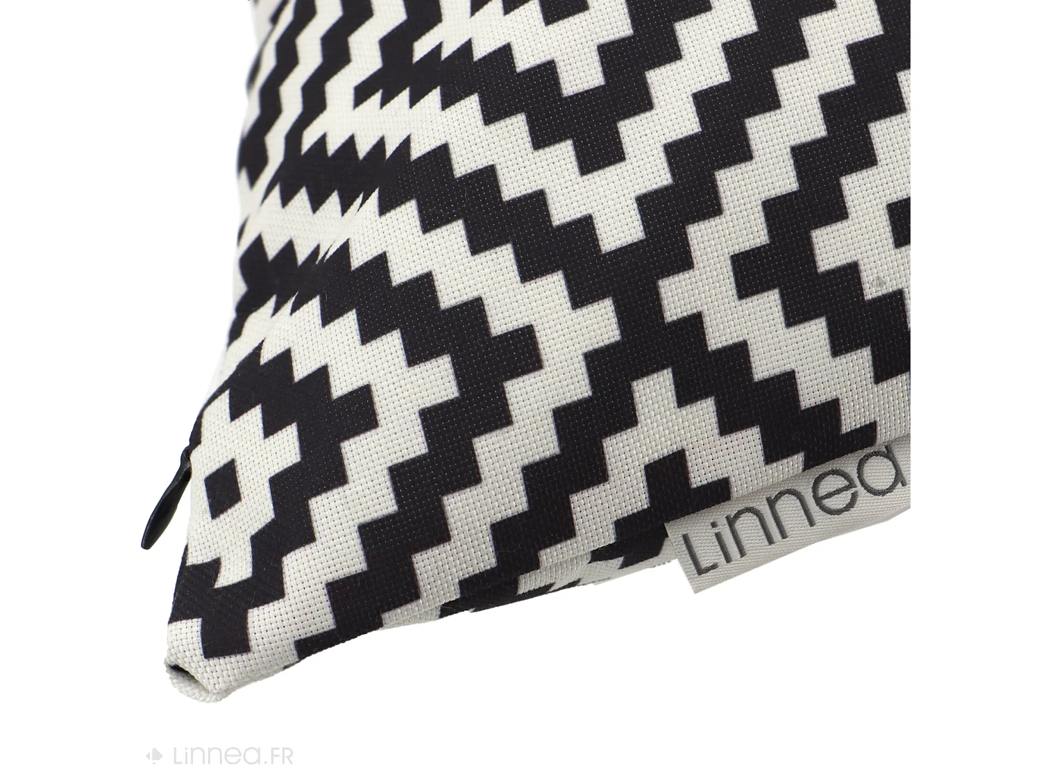 Housse de coussin 50x50 cm PANAMA Noir