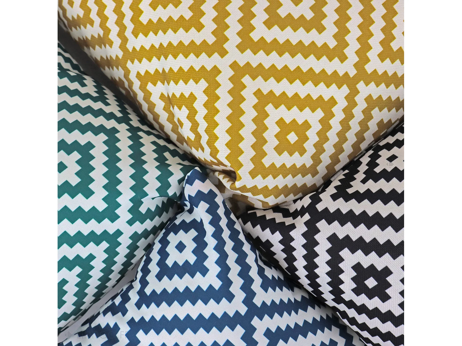 Housse de coussin 50x50 cm PANAMA Noir
