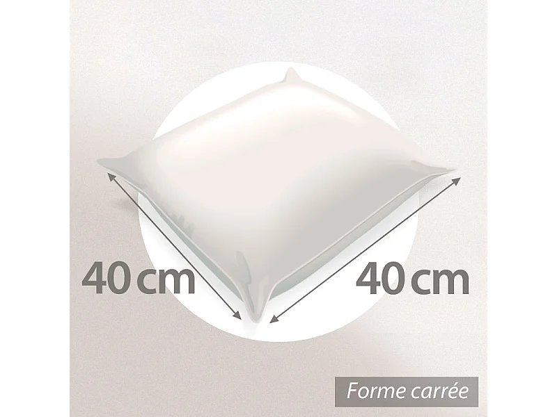 Housse de coussin 40x40 cm PANAMA Vert Emeraude