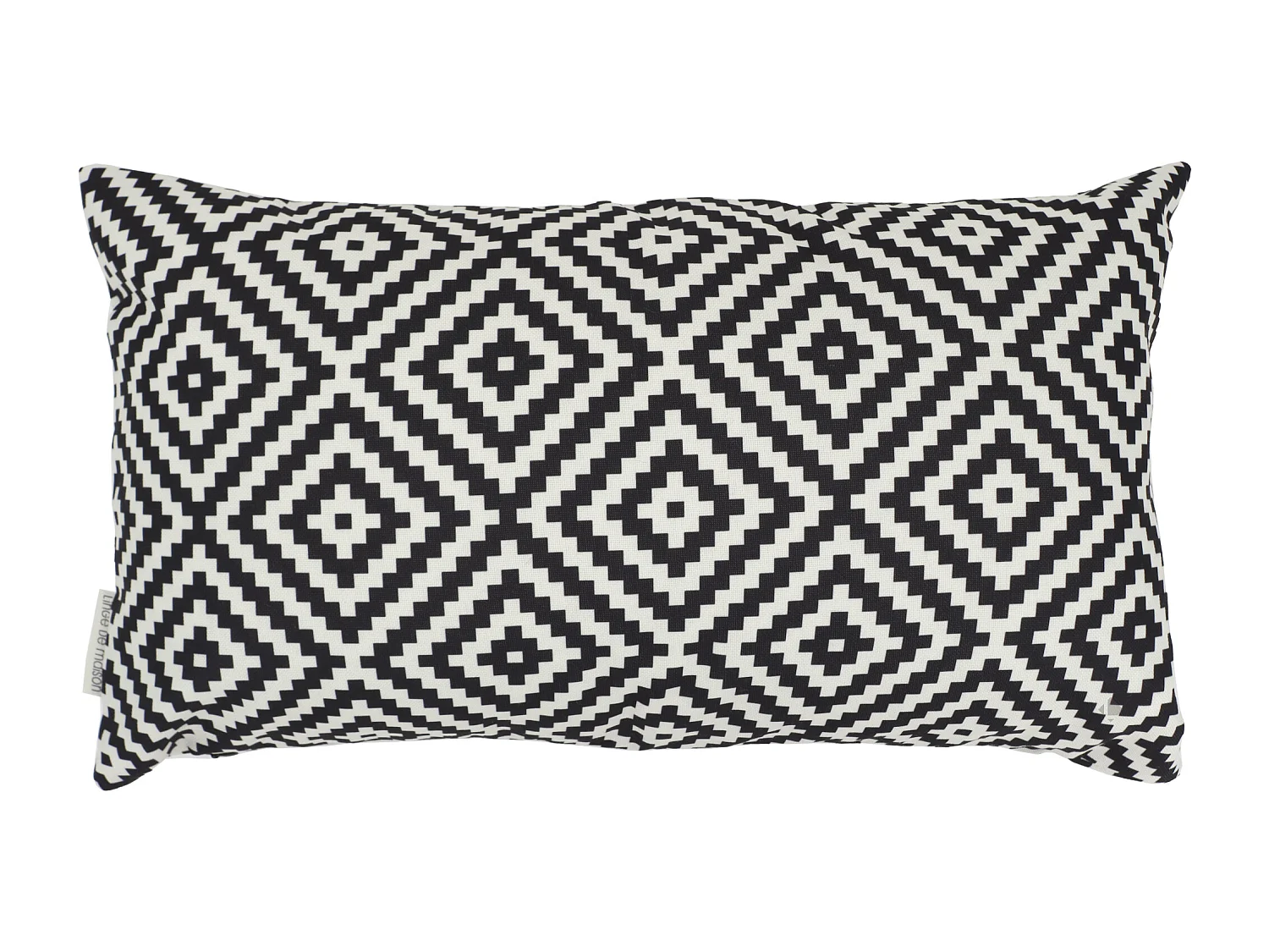 Housse de coussin 30x50 cm PANAMA Noir