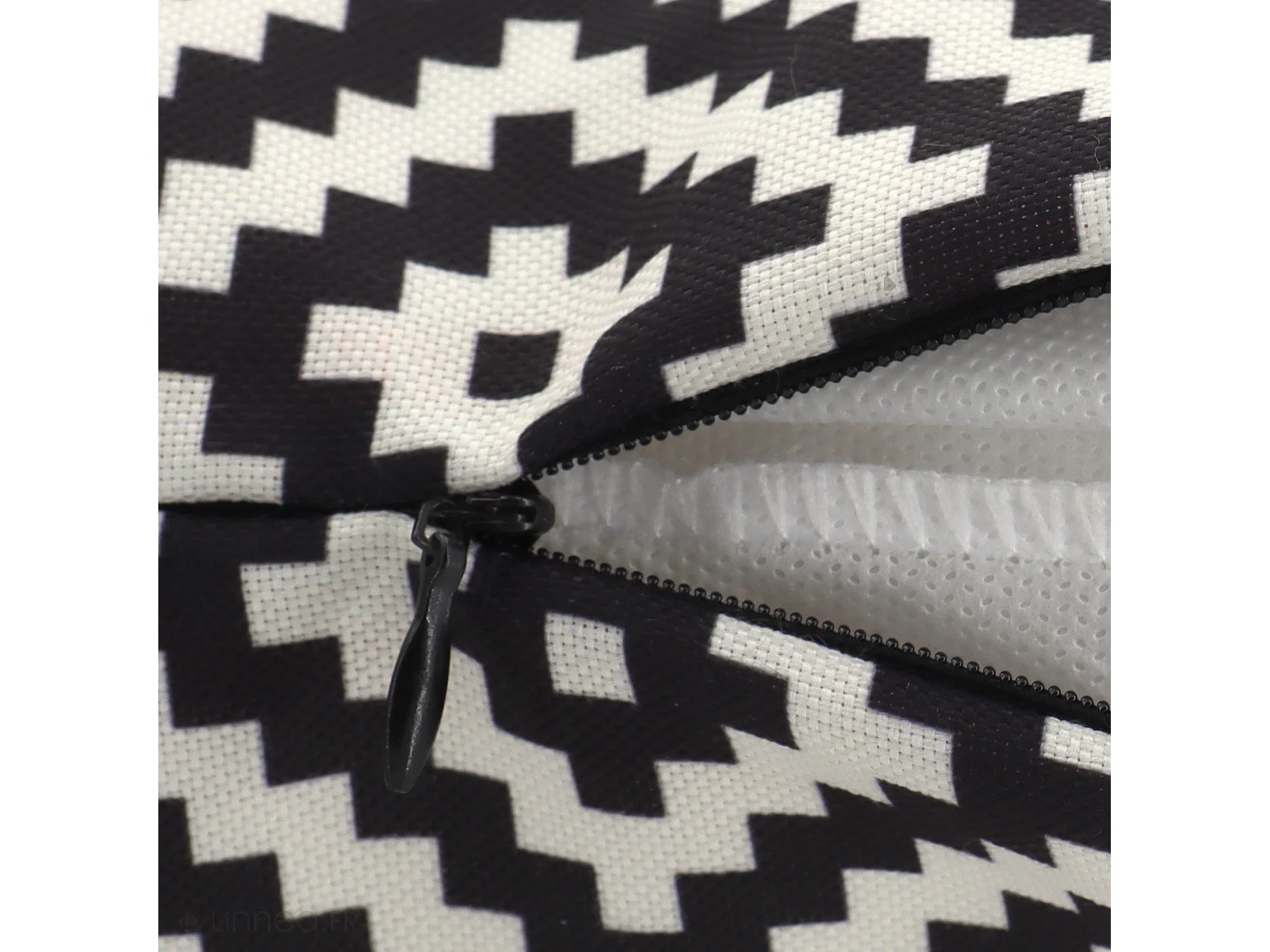Housse de coussin 30x50 cm PANAMA Noir