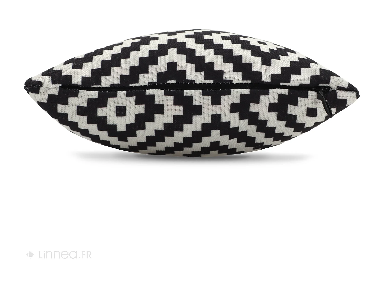 Housse de coussin 20x20 cm PANAMA Noir