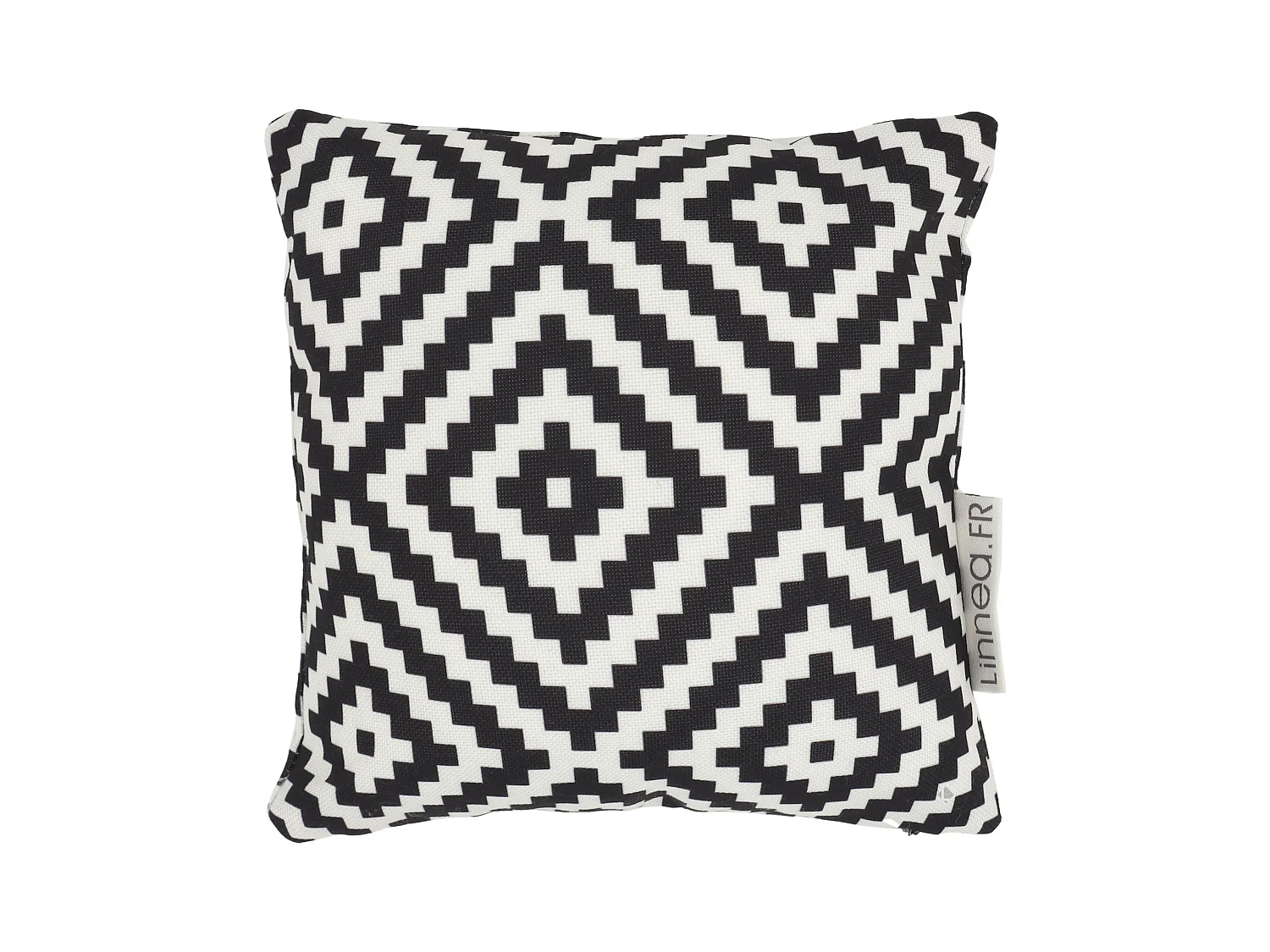 Housse de coussin 20x20 cm PANAMA Noir