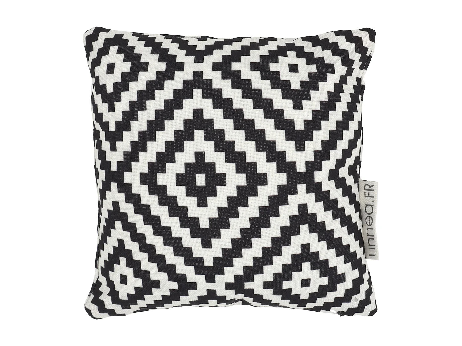 Housse de coussin 20x20 cm PANAMA Noir