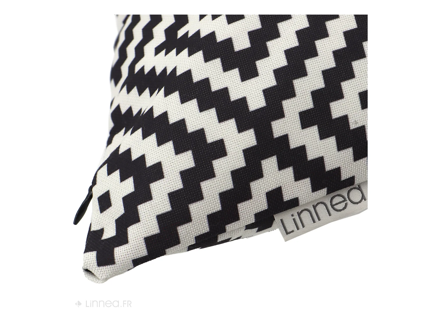 Housse de coussin 45x45 cm PANAMA Noir