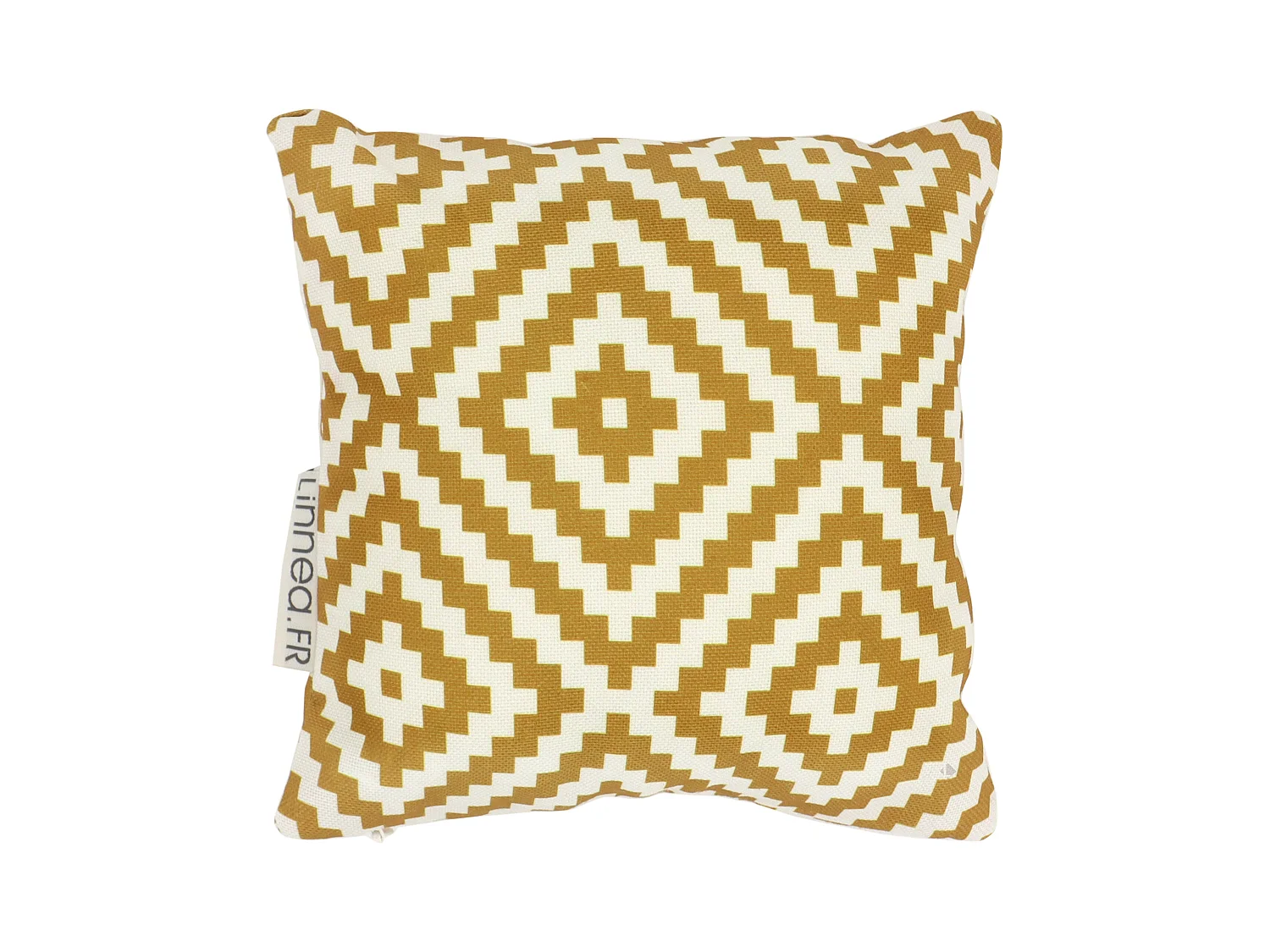 Housse de coussin 20x20 cm PANAMA Jaune Curry