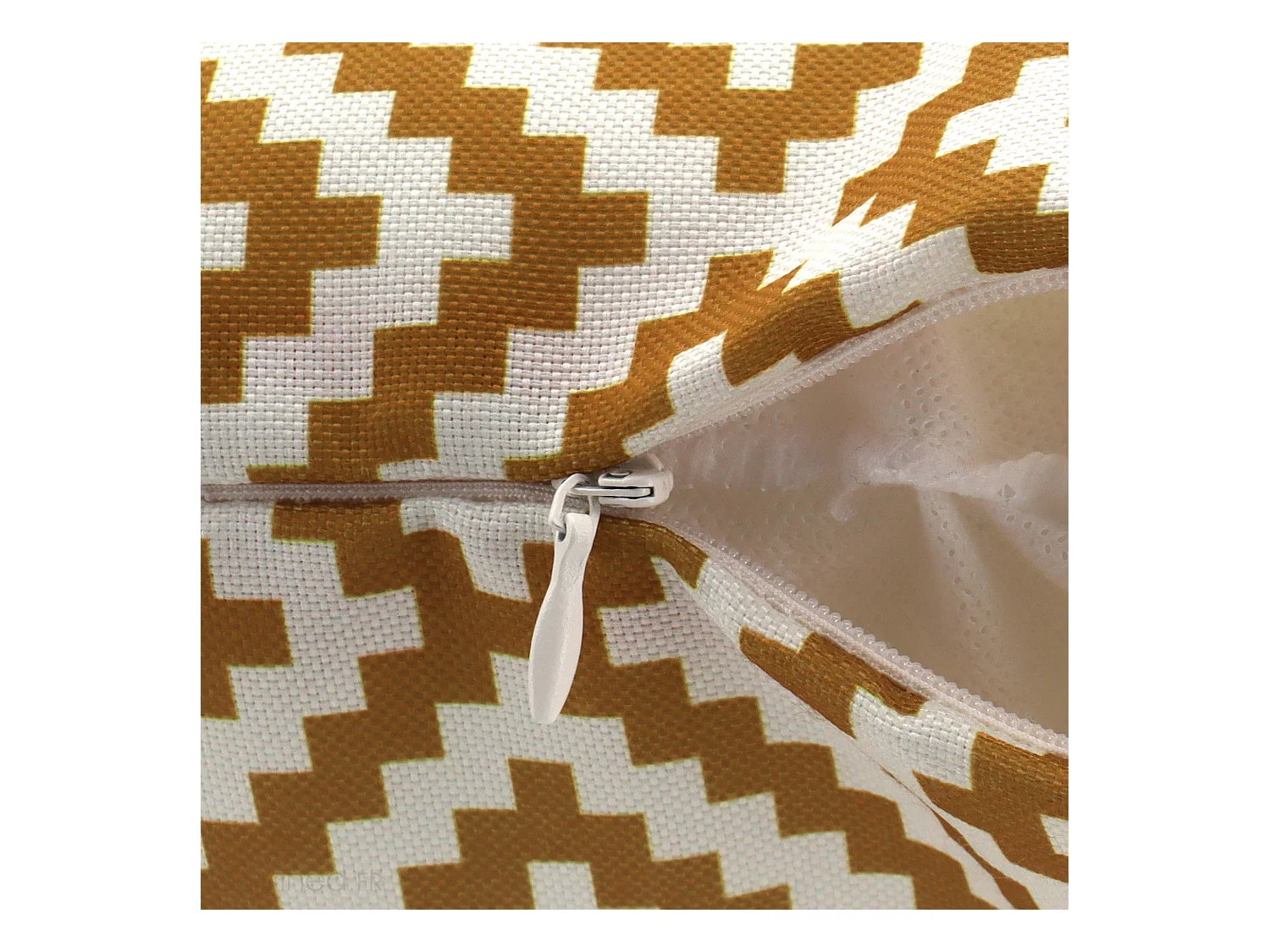 Housse de coussin 20x20 cm PANAMA Jaune Curry