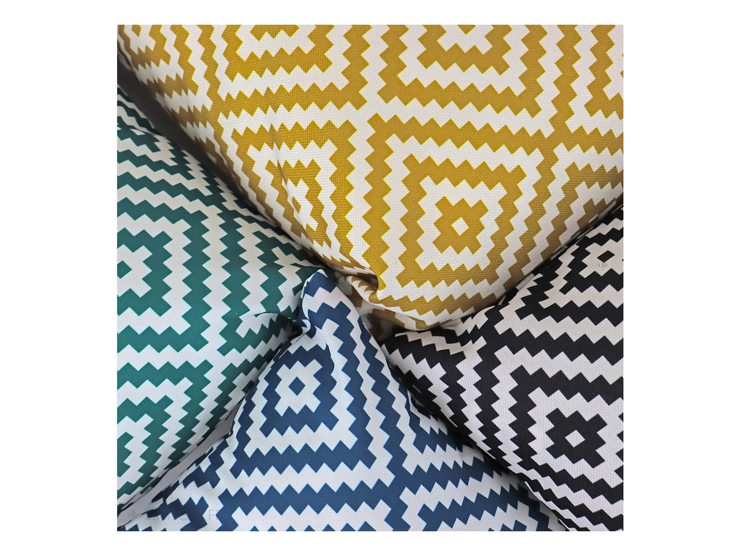 Housse de coussin 20x20 cm PANAMA Jaune Curry