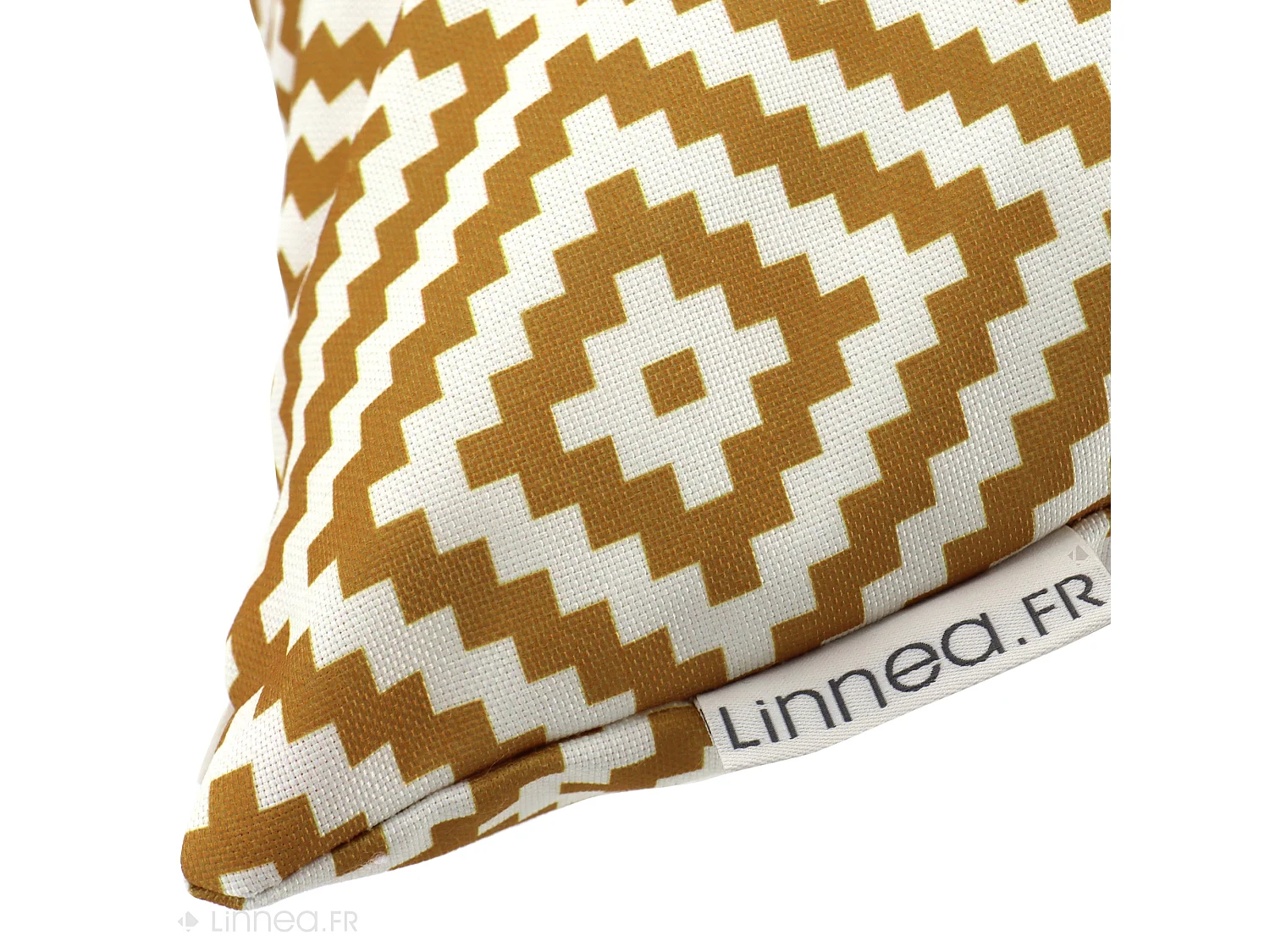 Housse de coussin 50x50 cm PANAMA Jaune Curry