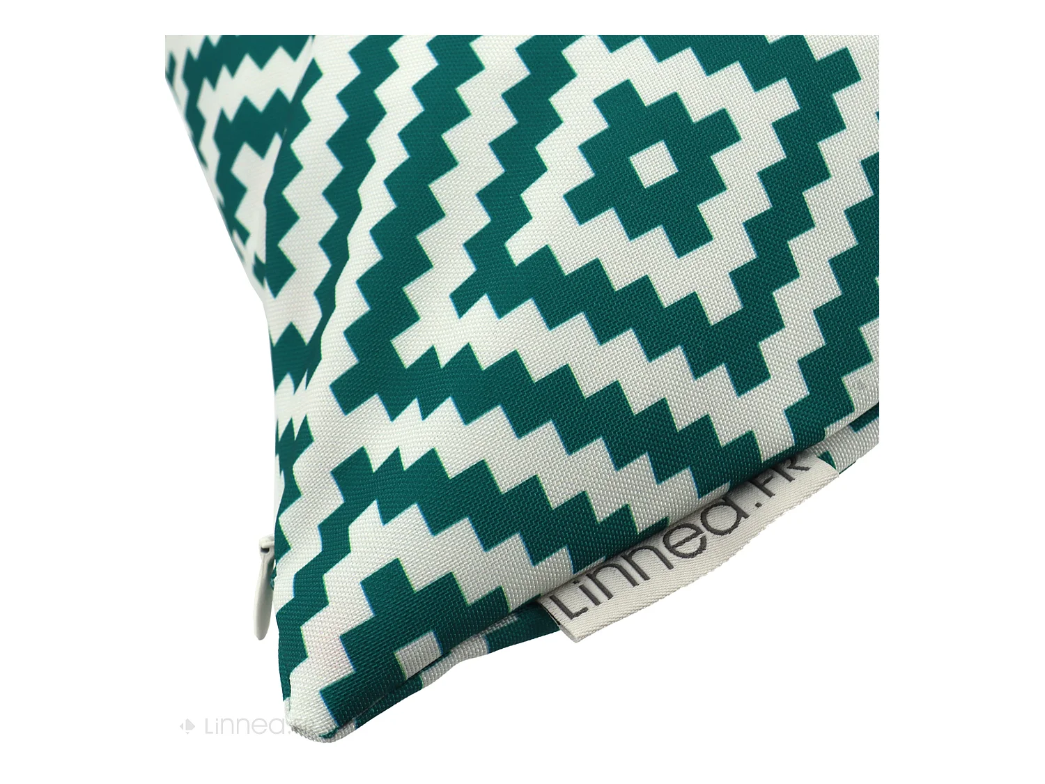 Housse de coussin 20x20 cm PANAMA Vert Emeraude