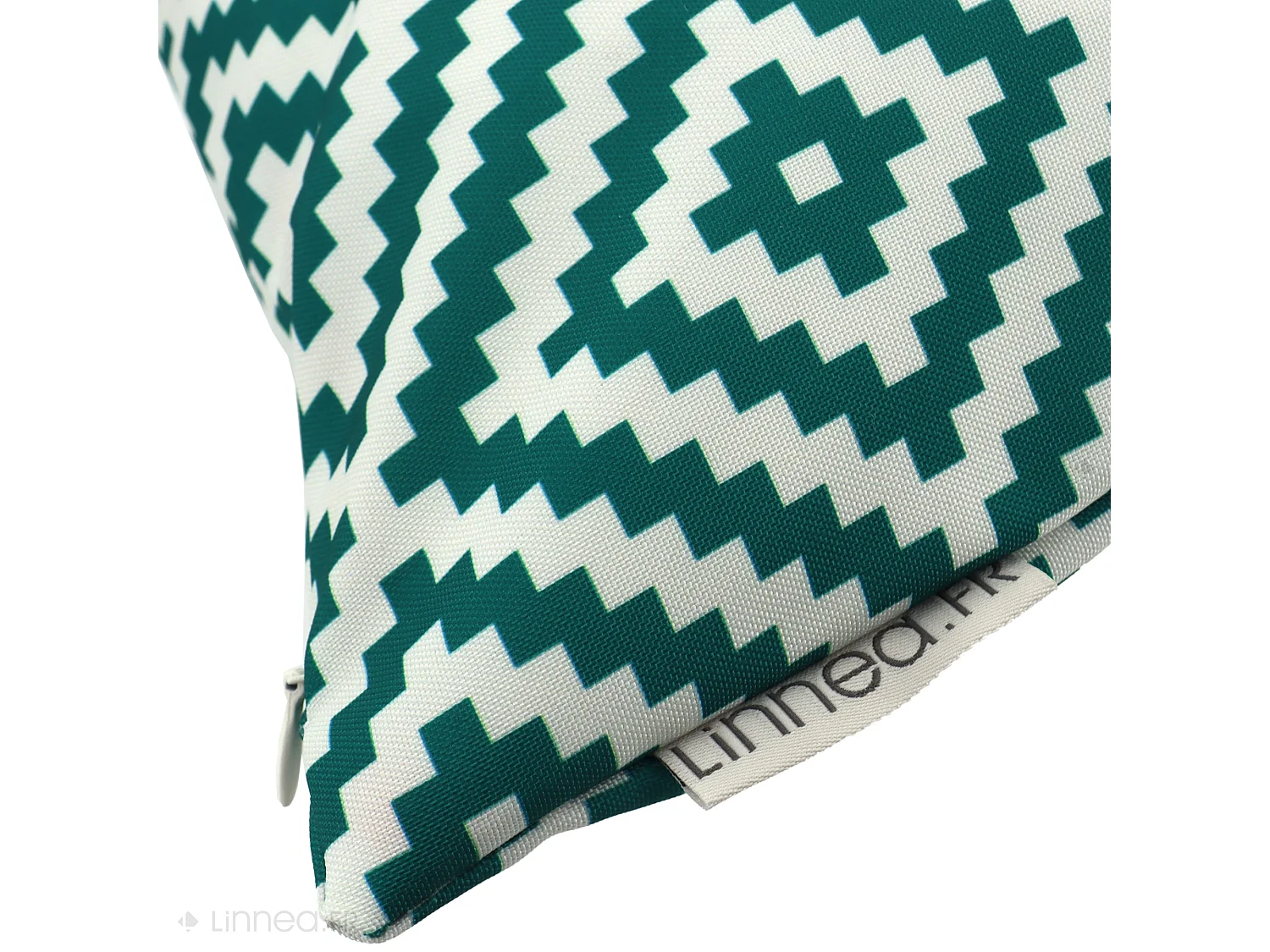 Housse de coussin 20x20 cm PANAMA Vert Emeraude