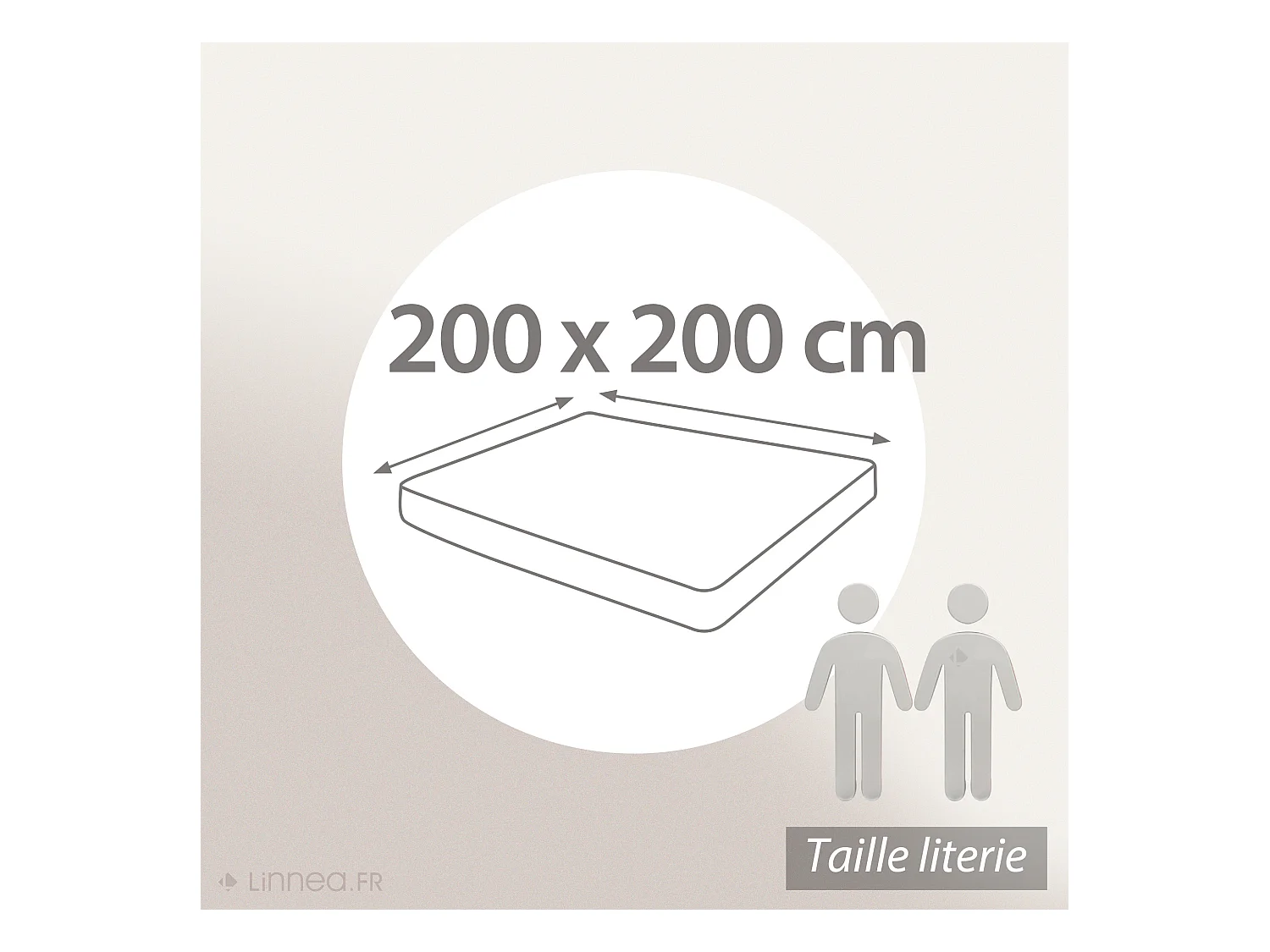 Drap housse uni 200x200 cm bonnet 40 cm coton ALTO rose macaron