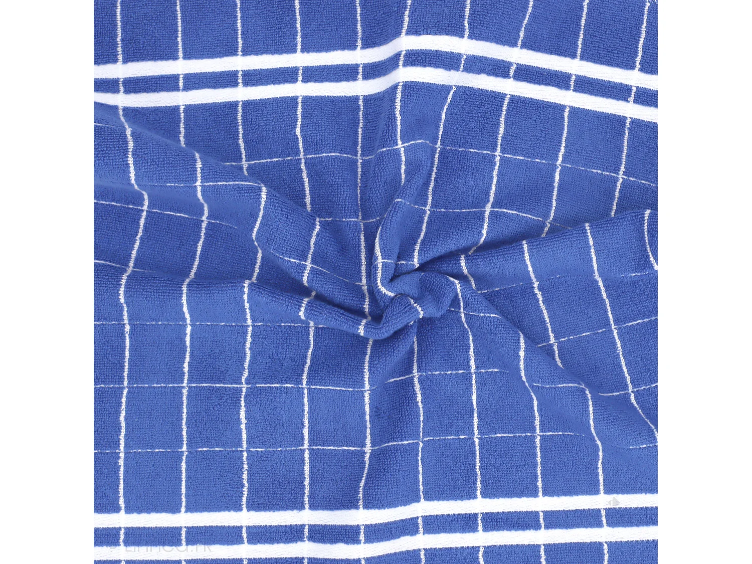 Lot de 2 torchons de cuisine éponge 50x50 cm coton NEW SQUARES bleu