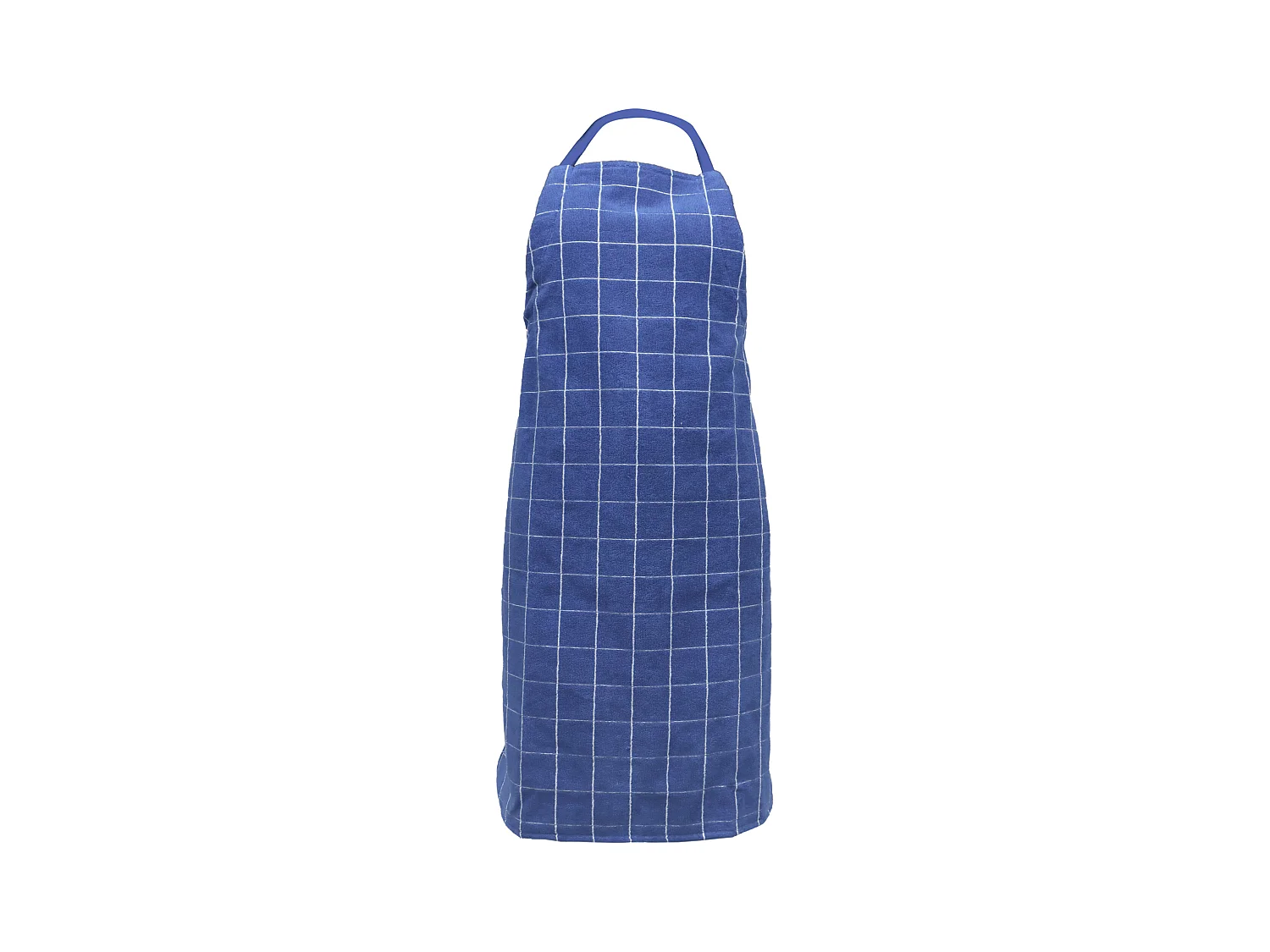 Tablier de cuisine en éponge 60x90 cm coton NEW SQUARES bleu