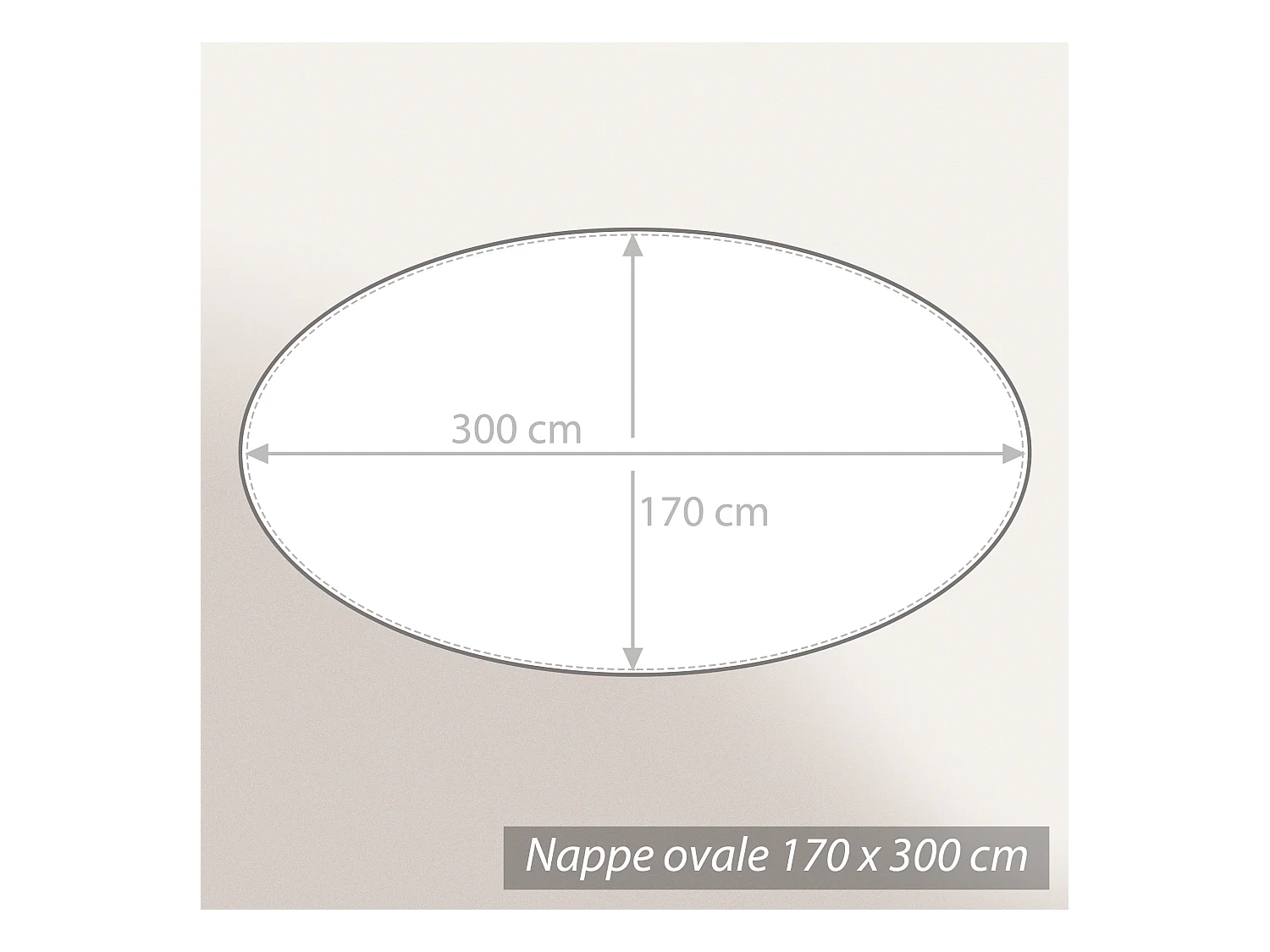 Nappe ovale 170x300 cm PALMIER bleu lagon Jacquard coton + enduction acrylique