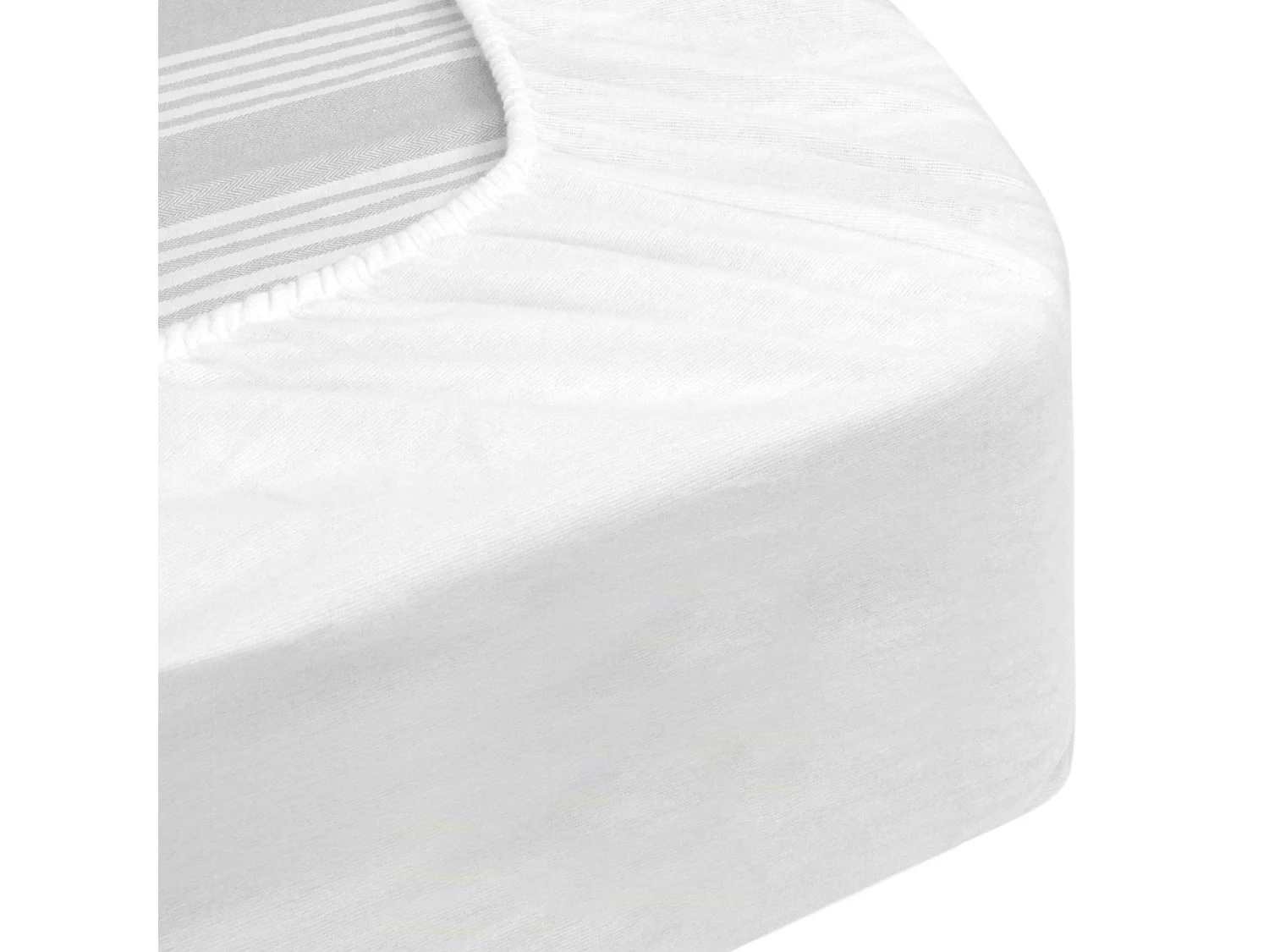 Protège matelas imperméable ARNON 80x220 cm bonnet 50 cm molleton coton contrecollé polyuréthane