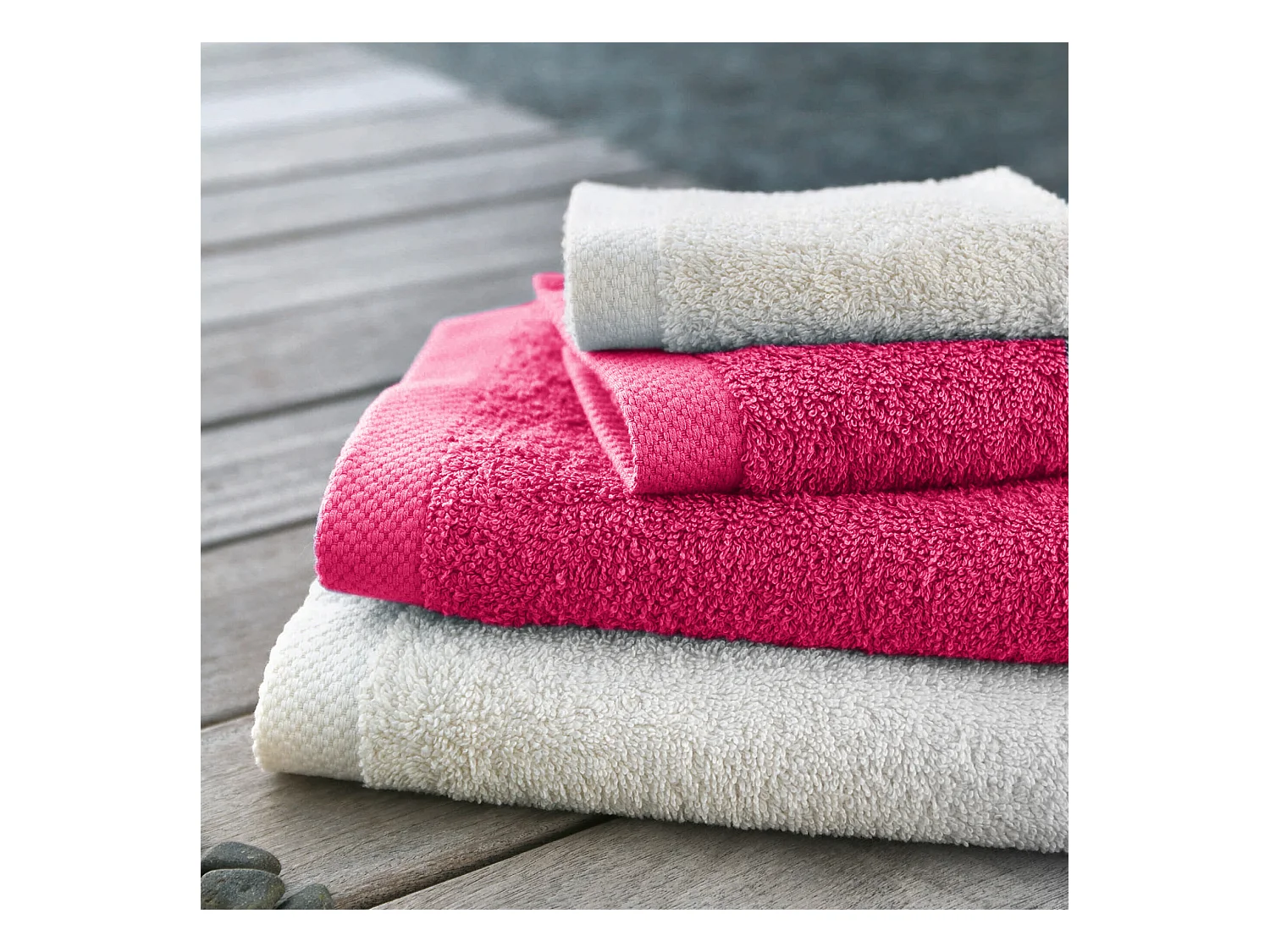 Tapis de bain 50x70 cm PURE Fuchsia 700 g/m2