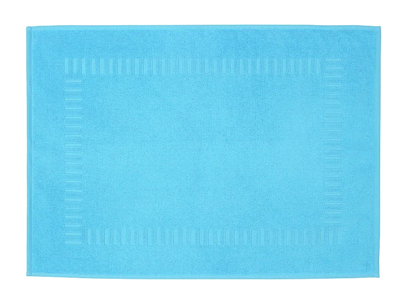 Tapis de bain 50x70 cm PURE Bleu Océan 700 g/m2
