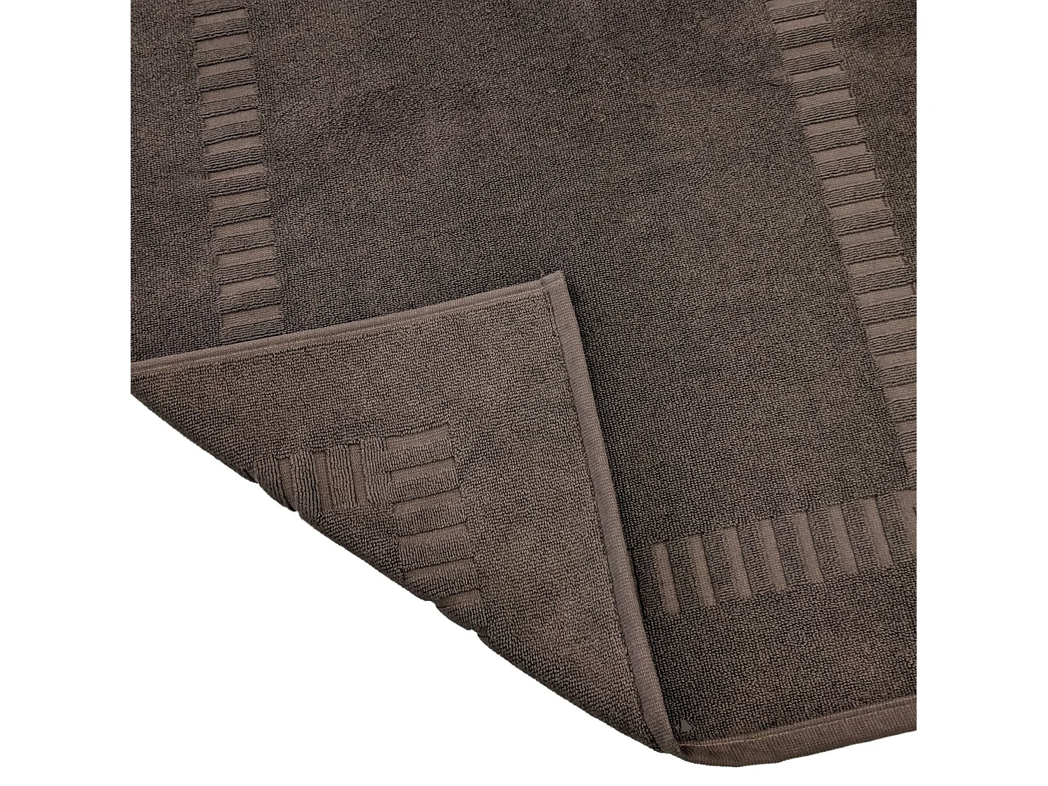 Tapis de bain 50x70 cm PURE Marron 700 g/m2