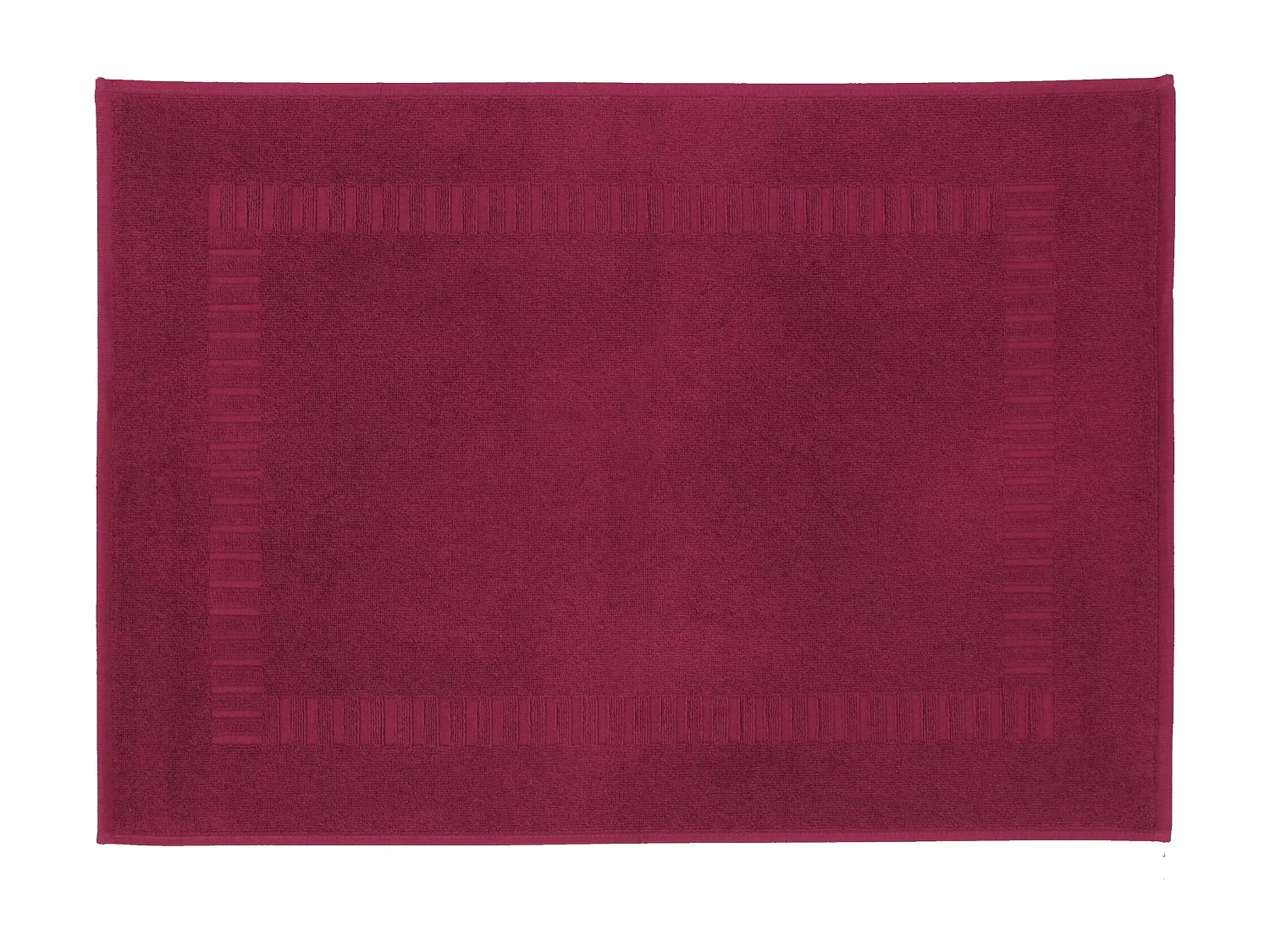 Tapis de bain 50x70 cm PURE Bordeaux 700 g/m2