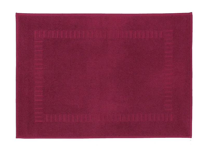 Tapis de bain 50x70 cm PURE Bordeaux 700 g/m2