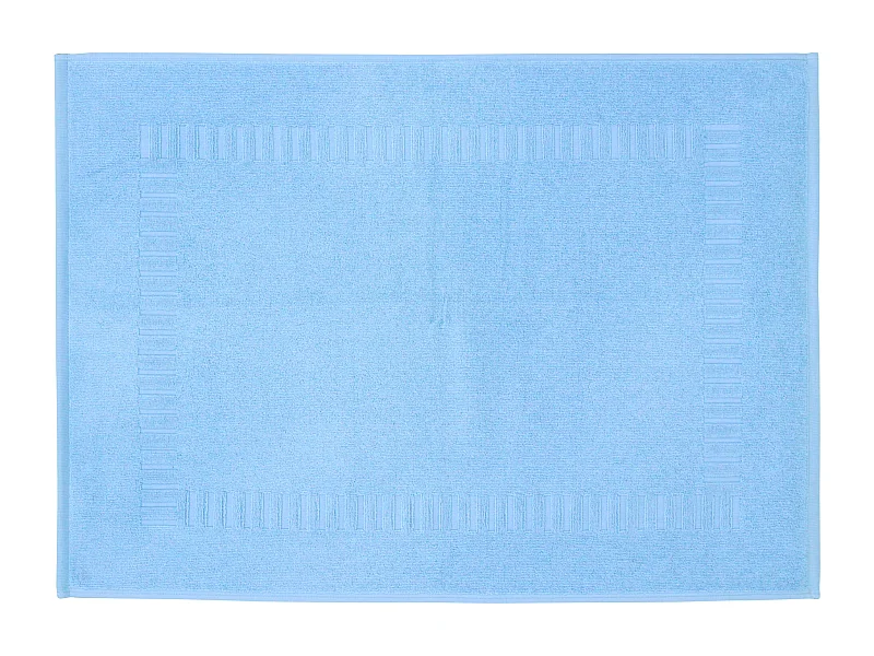 Tapis de bain 50x70 cm PURE Bleu Ciel 700 g/m2
