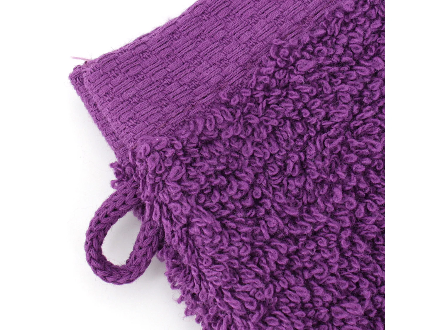 Gant de toilette 16x21 cm PURE Violet 550 g/m2