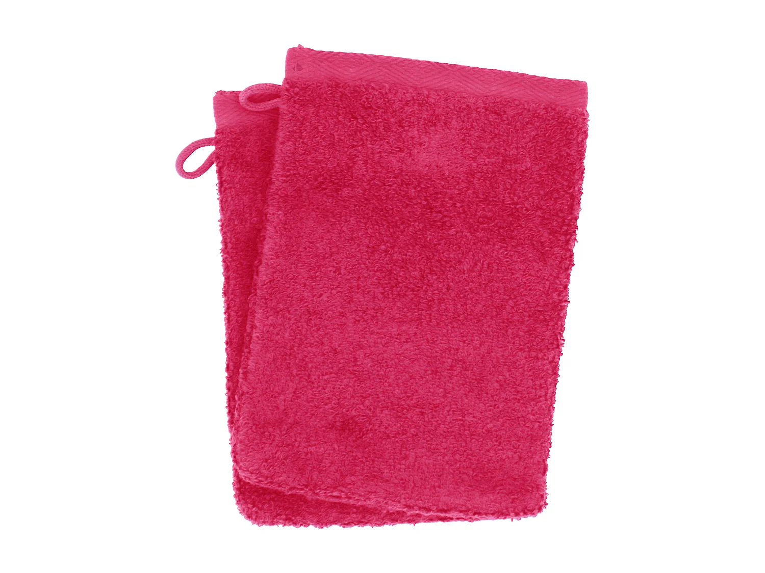 Lot de 2 gants de toilette 16x21 cm SOFTY fuschia