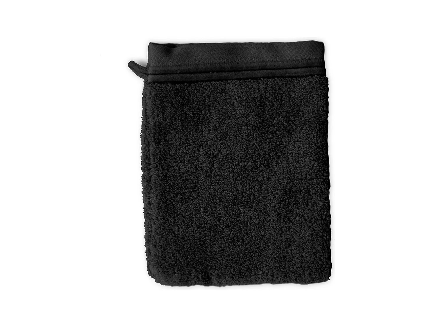 Gant de toilette 16x21 cm JULIET Noir 520 g/m2