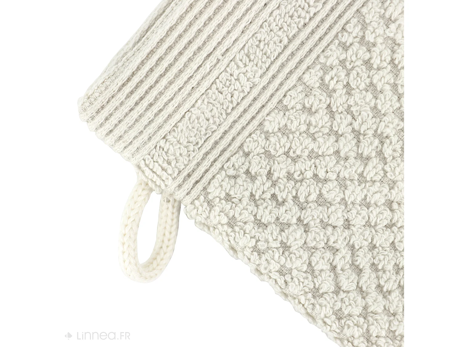 Lot de 2 gants de toilette 16x21 cm DUNE beige