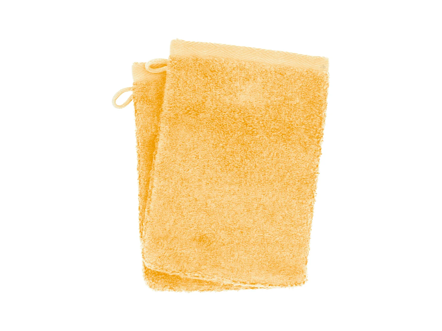 Lot de 2 gants de toilette 16x21 cm SOFTY or