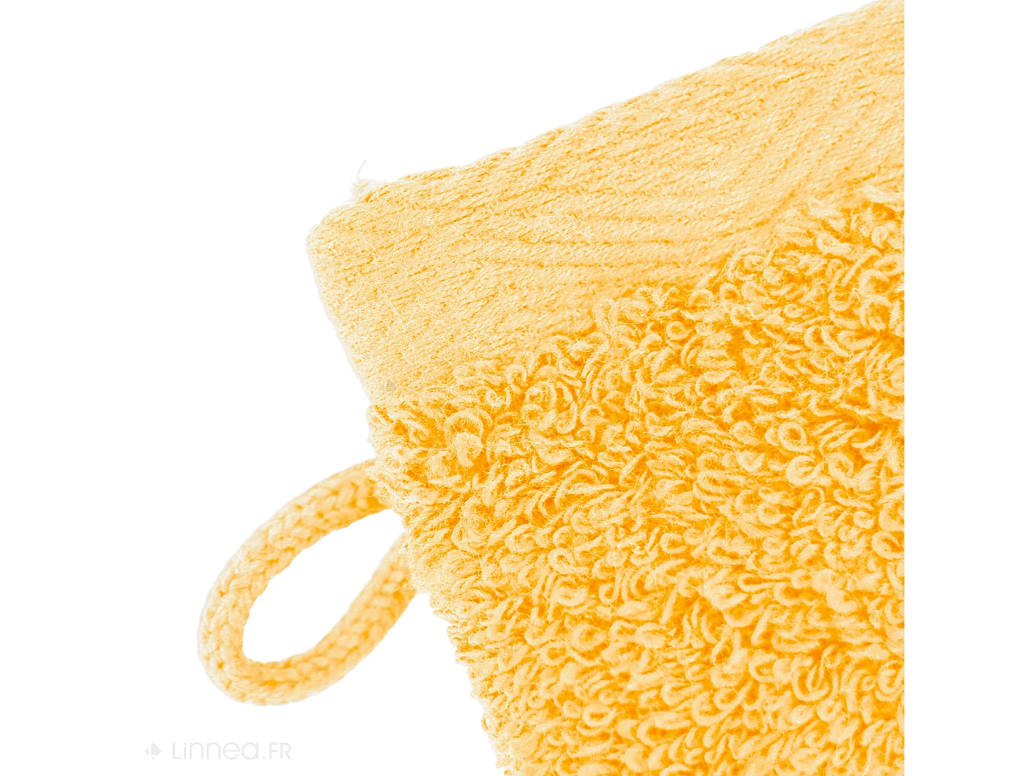 Lot de 2 gants de toilette 16x21 cm SOFTY or