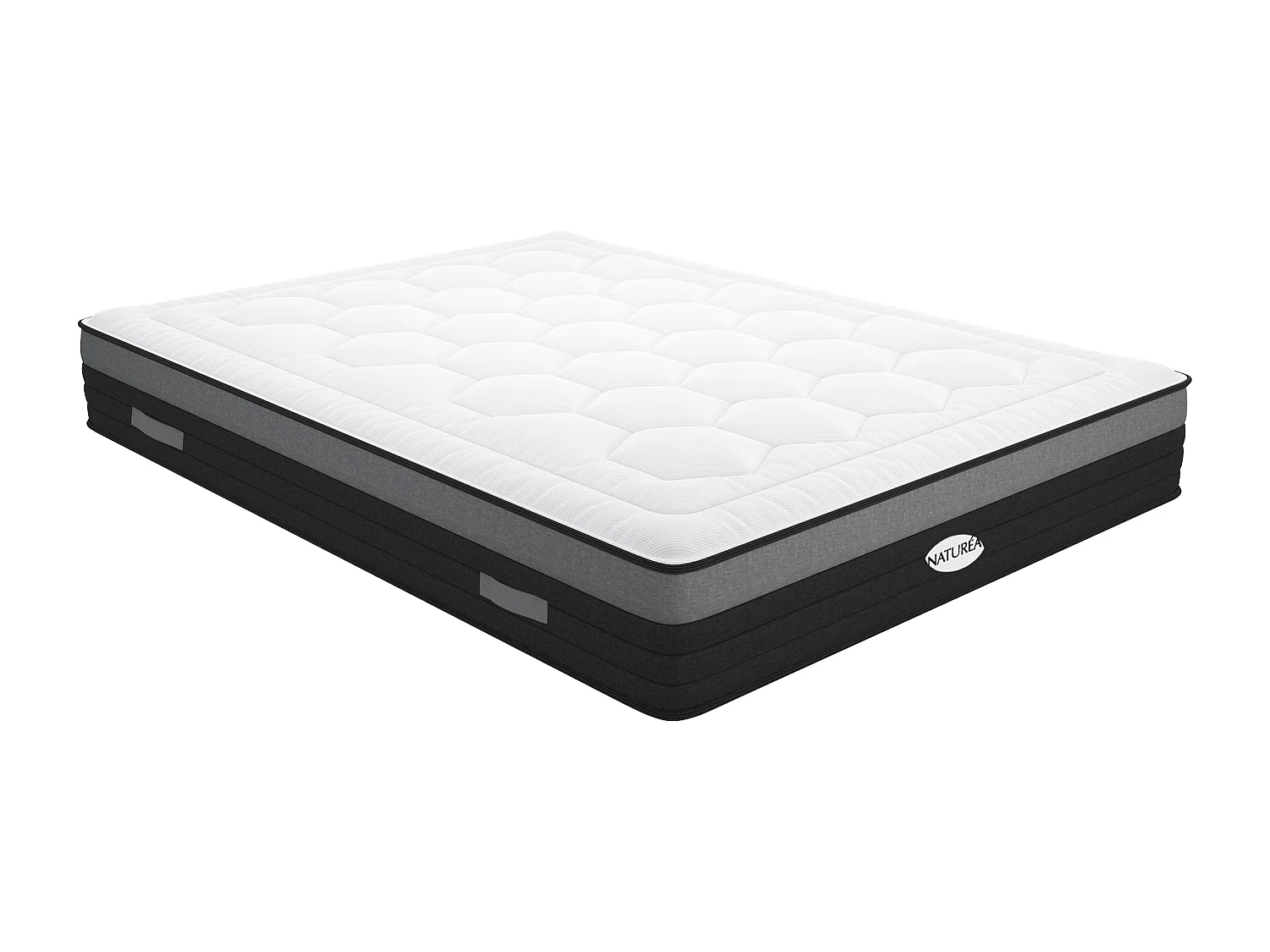 Materasso matrimoniale francese a molle insacchettate e memory foam 140 x 190 cm - AMARANTE di NATUREA