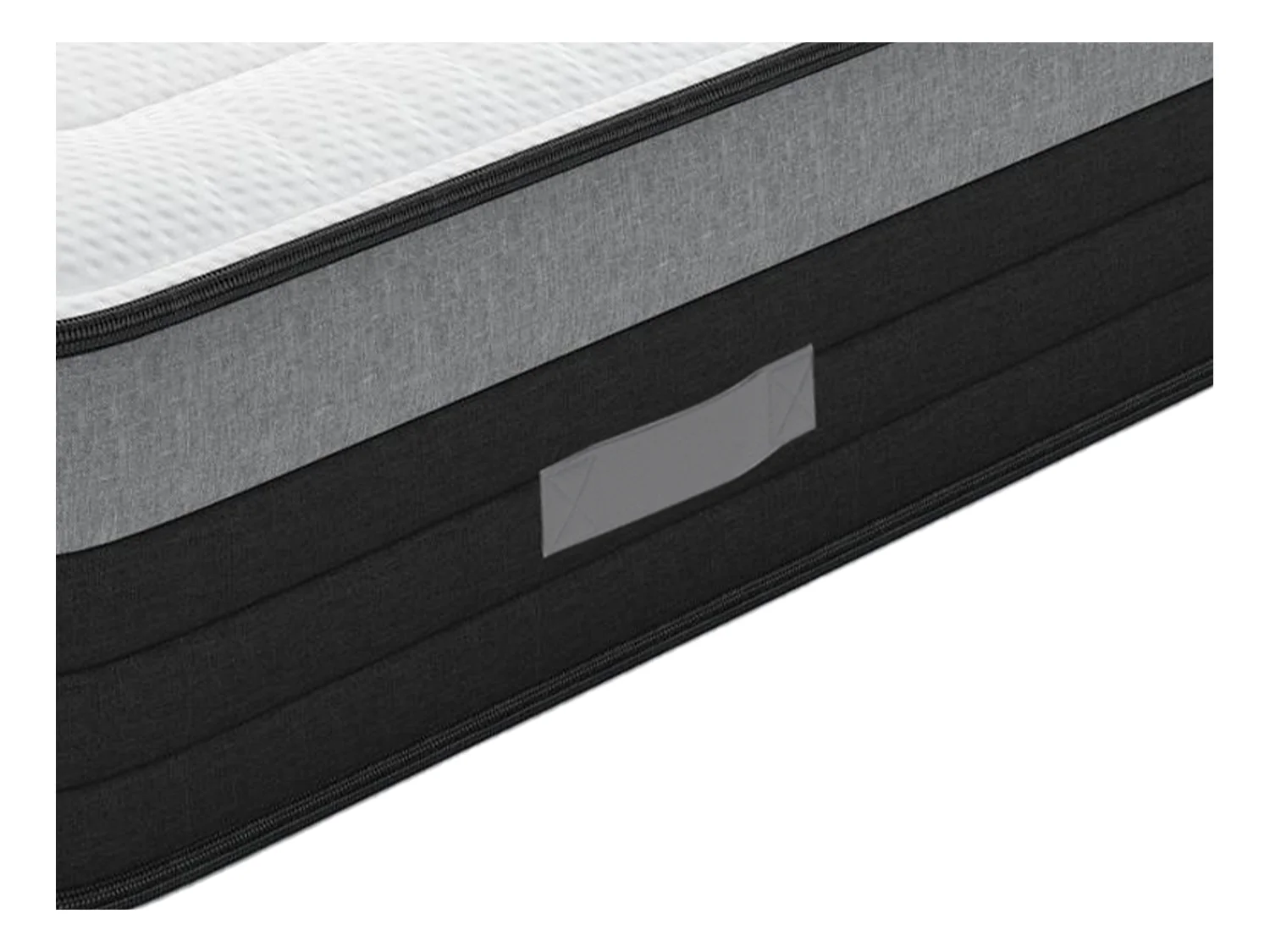 Madras 160 x 200 cm hybrid med posefjedre 7 zoner og memory skum 25 cm - AMARANTE fra NATUREA