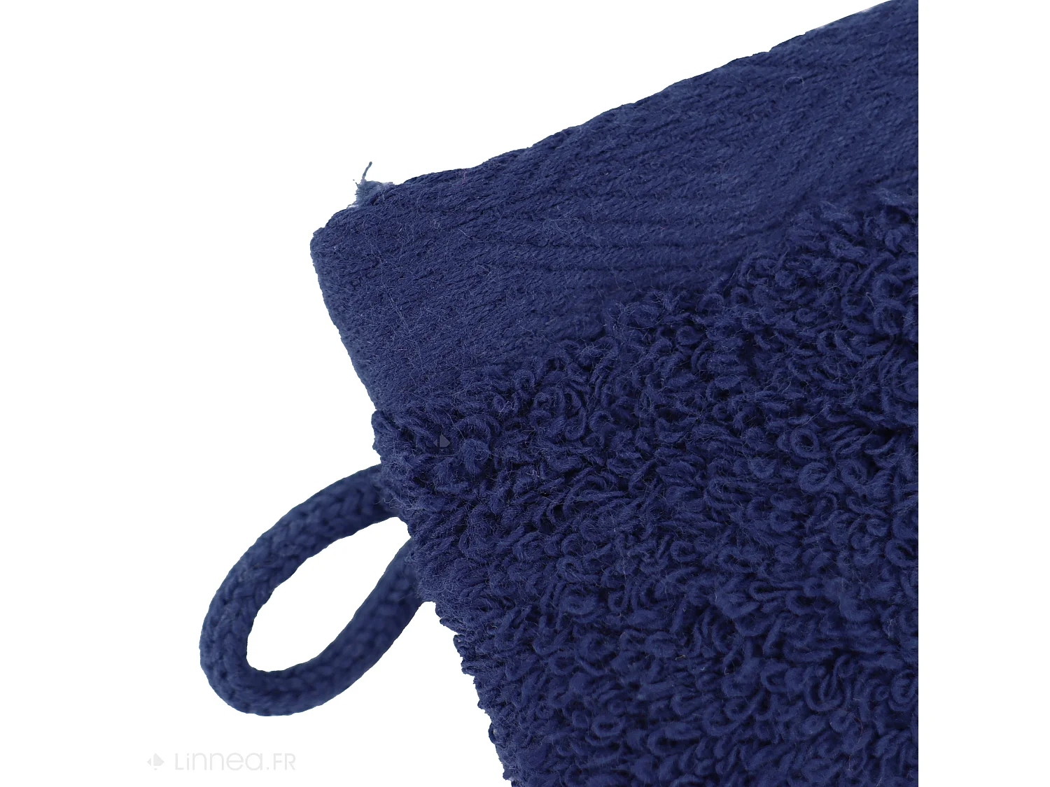 Lot de 2 gants de toilette 16x21 cm SOFTY bleu marine