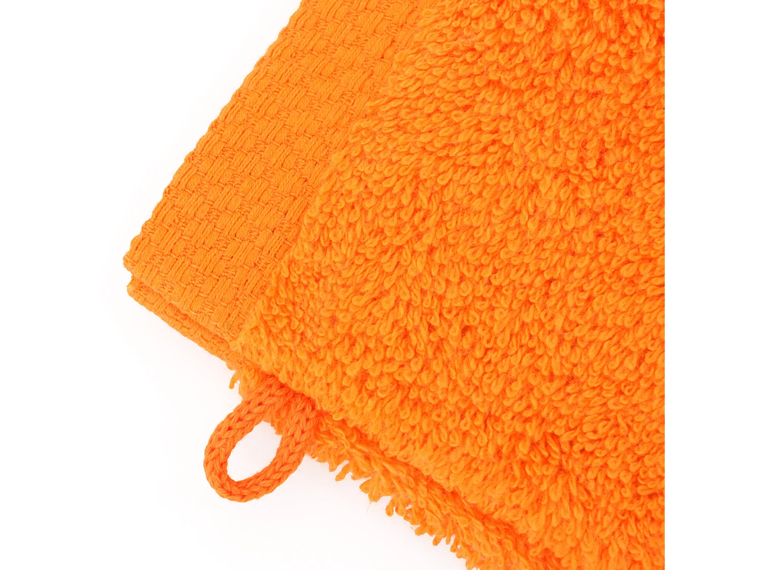 Gant de toilette 16x21 cm PURE Orange 550 g/m2